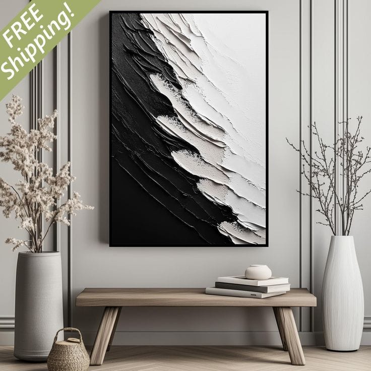Monochrome Layered Texture