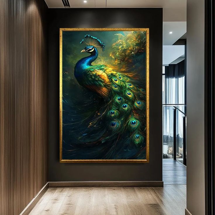 Majestic Peacock Radiance