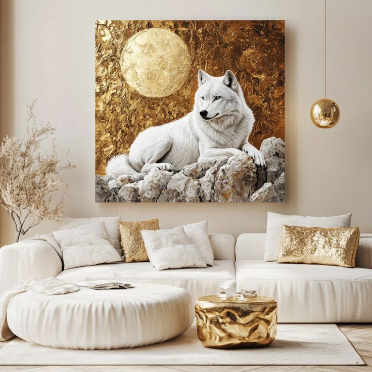 Golden Moon Wolf