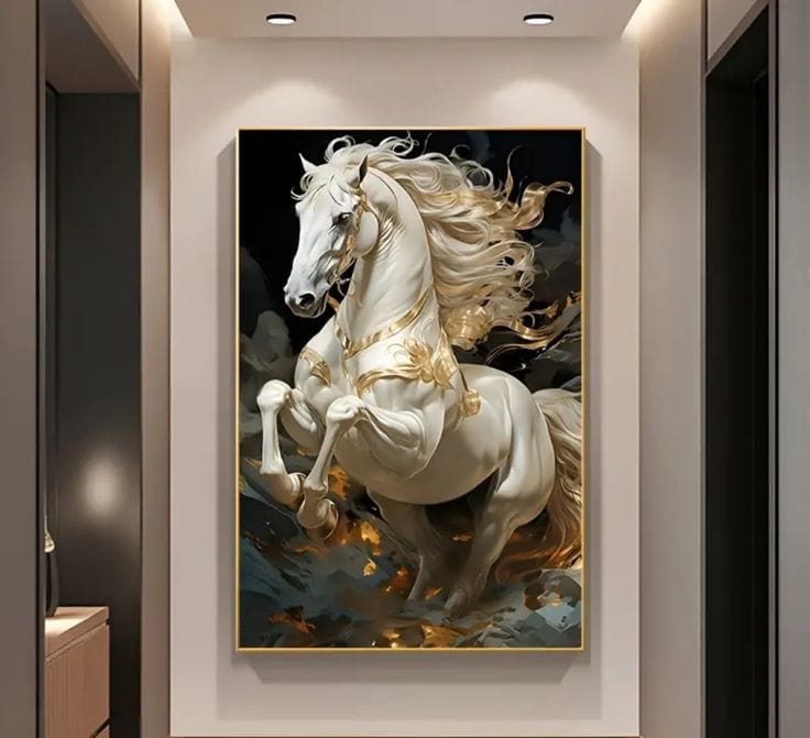 Royal White Stallion