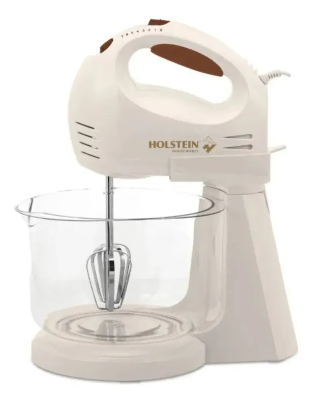 Batidora Multiuso ;manual Y Pedestal 7 Velocidades Blanco