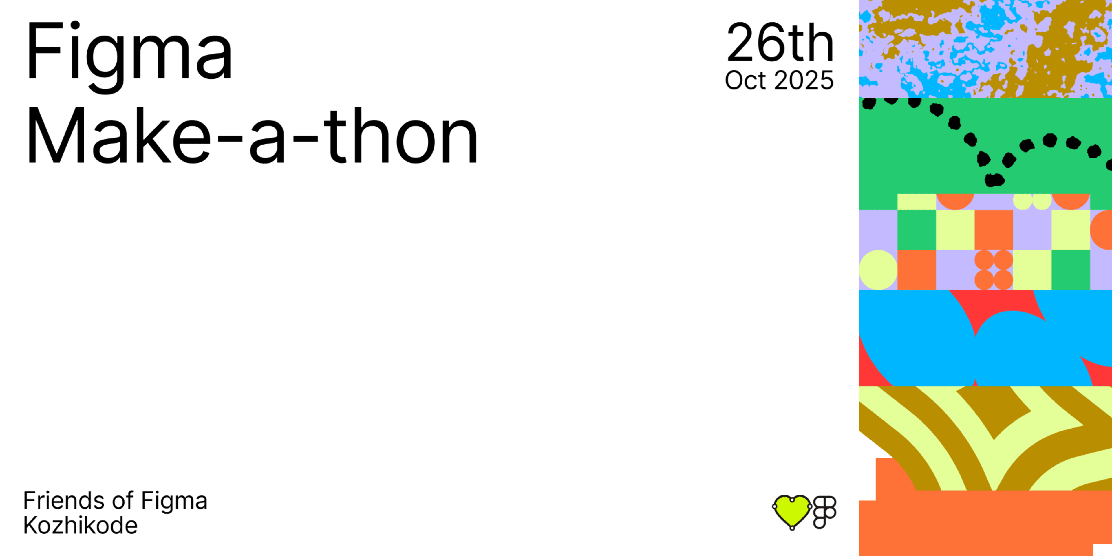 FOF Kozhikode's Figma Make-a-Thon 2025 banner