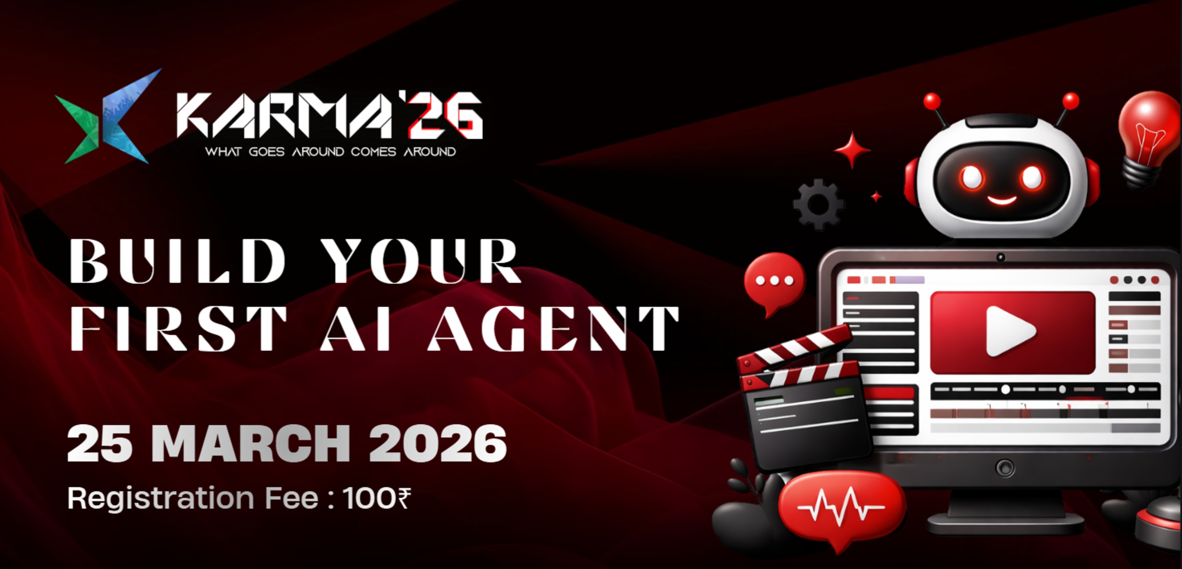 BUILD YOUR FIRST AI AGENT banner