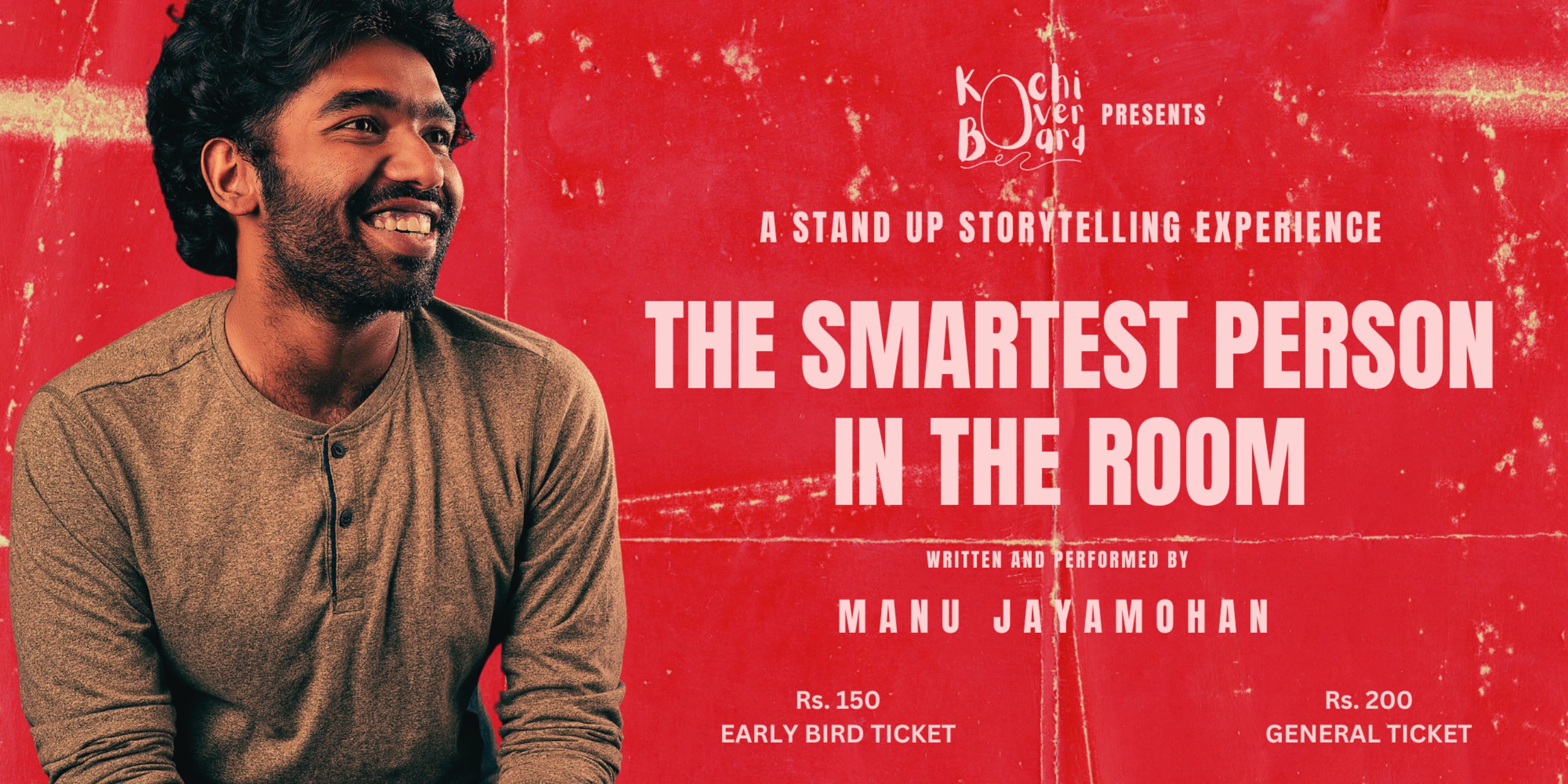 The Smartest Person In The Room | A Night of Storytelling banner