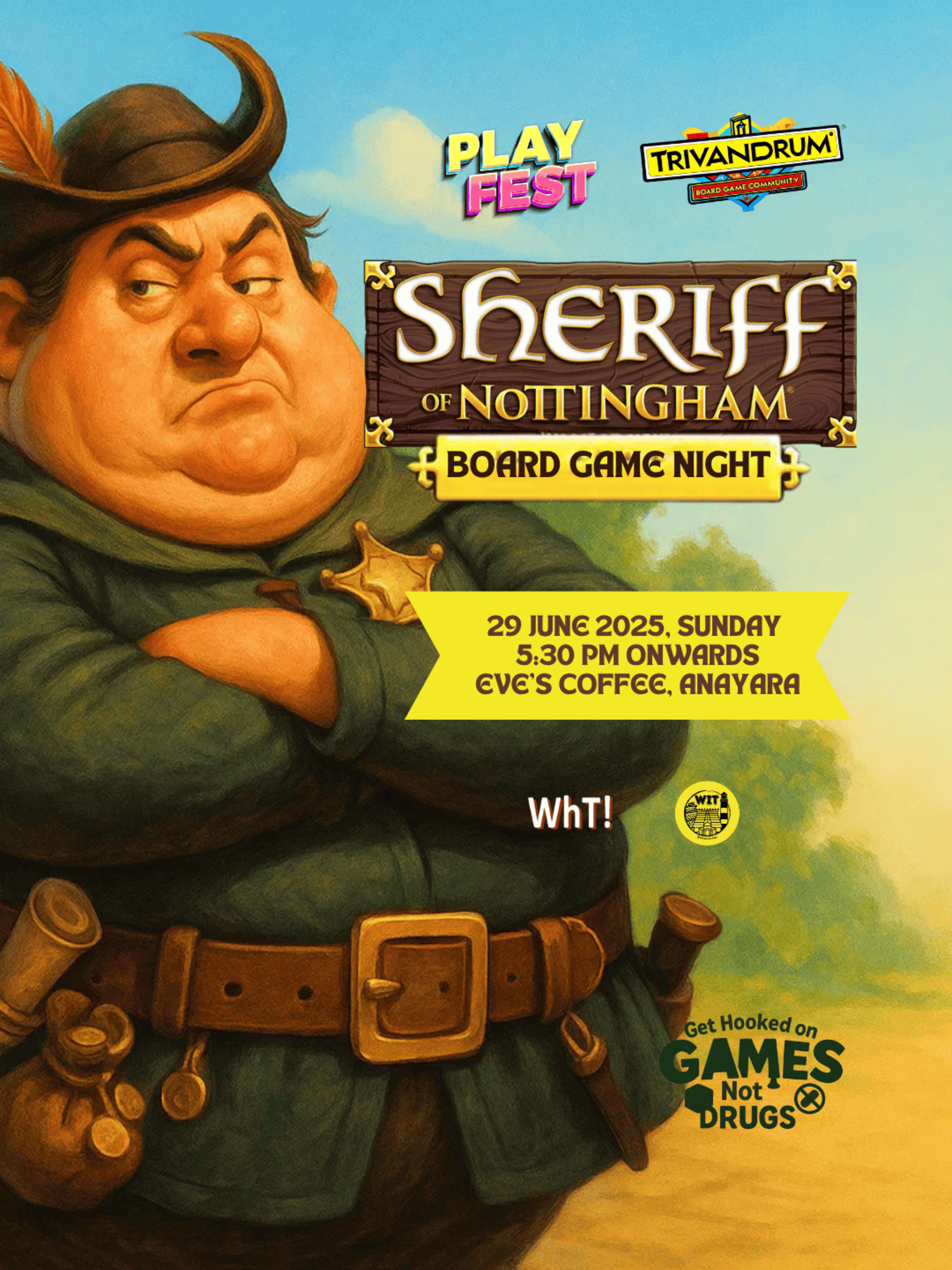 Sheriff of Nottingham Board Game Night  banner