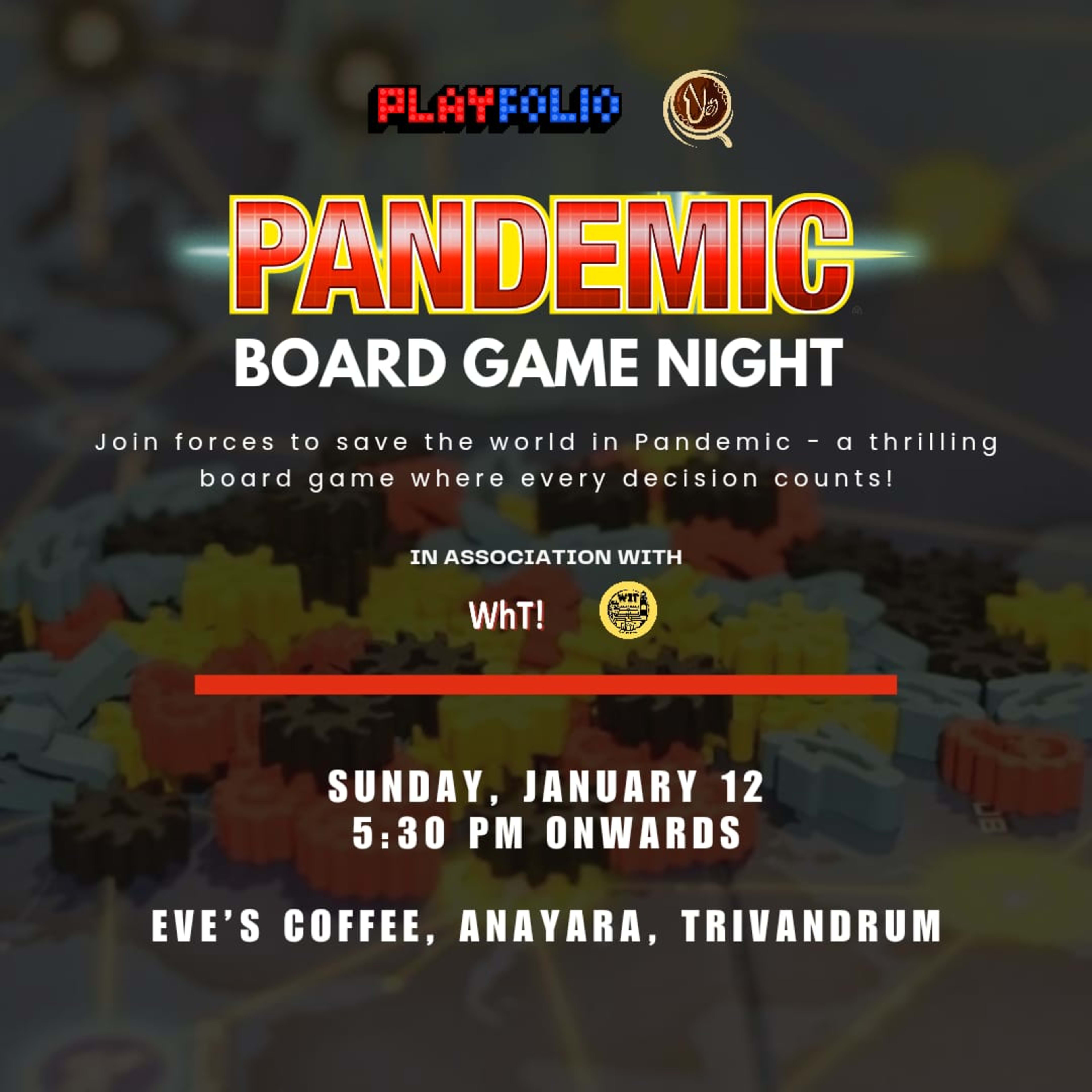 Pandemic Board Game Night banner