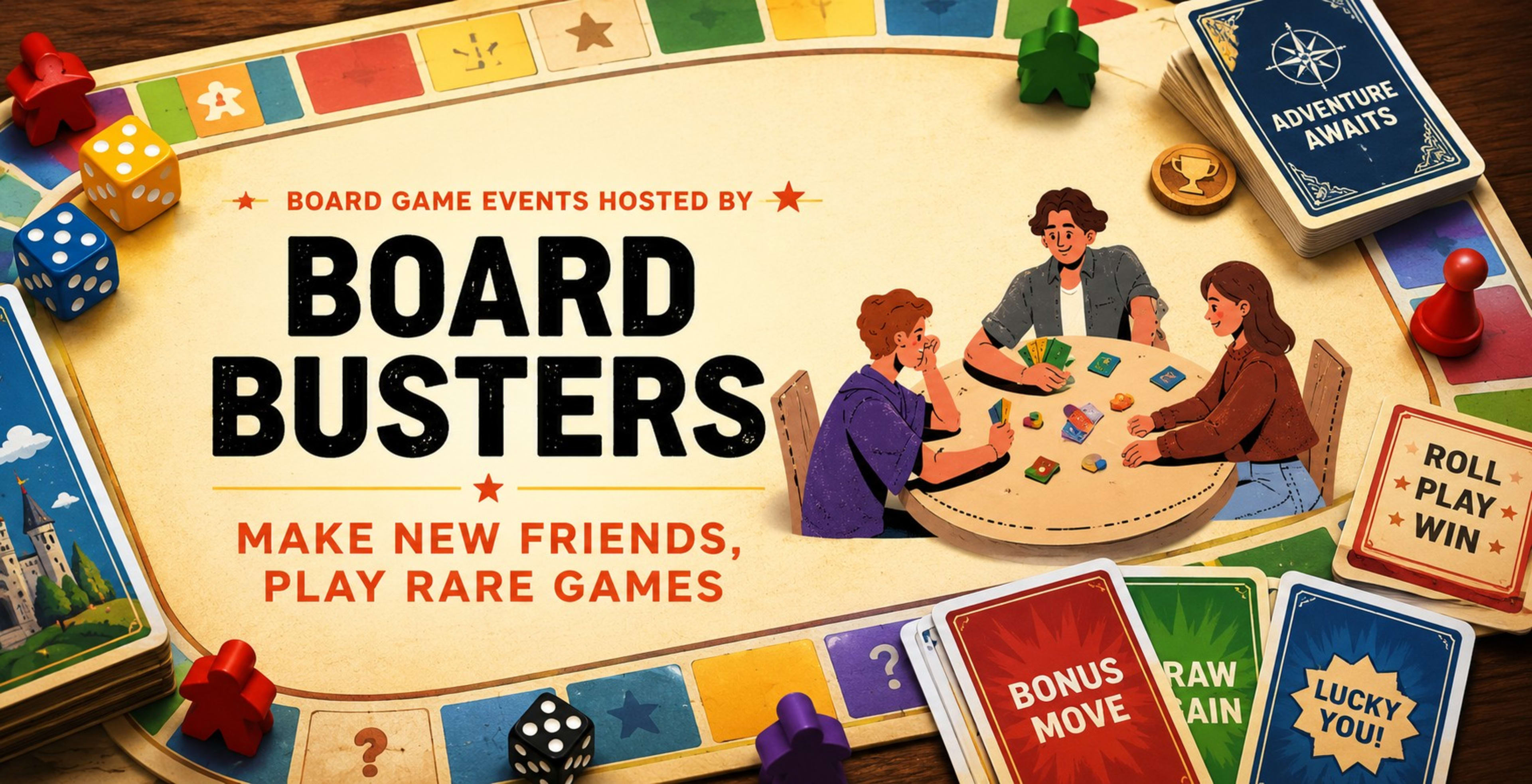 Board Busters at LMNO banner