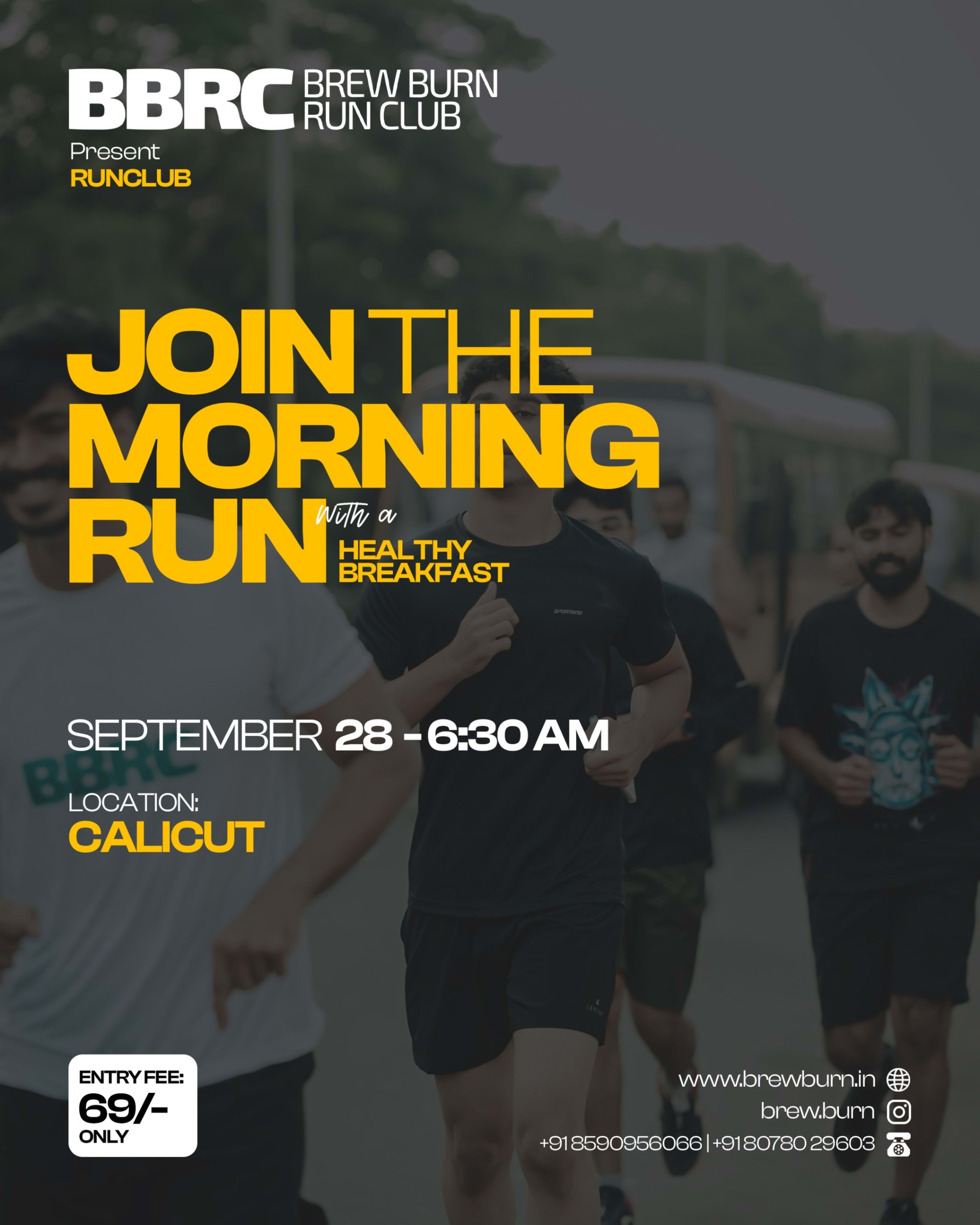JOIN THE MORNING RUN  banner