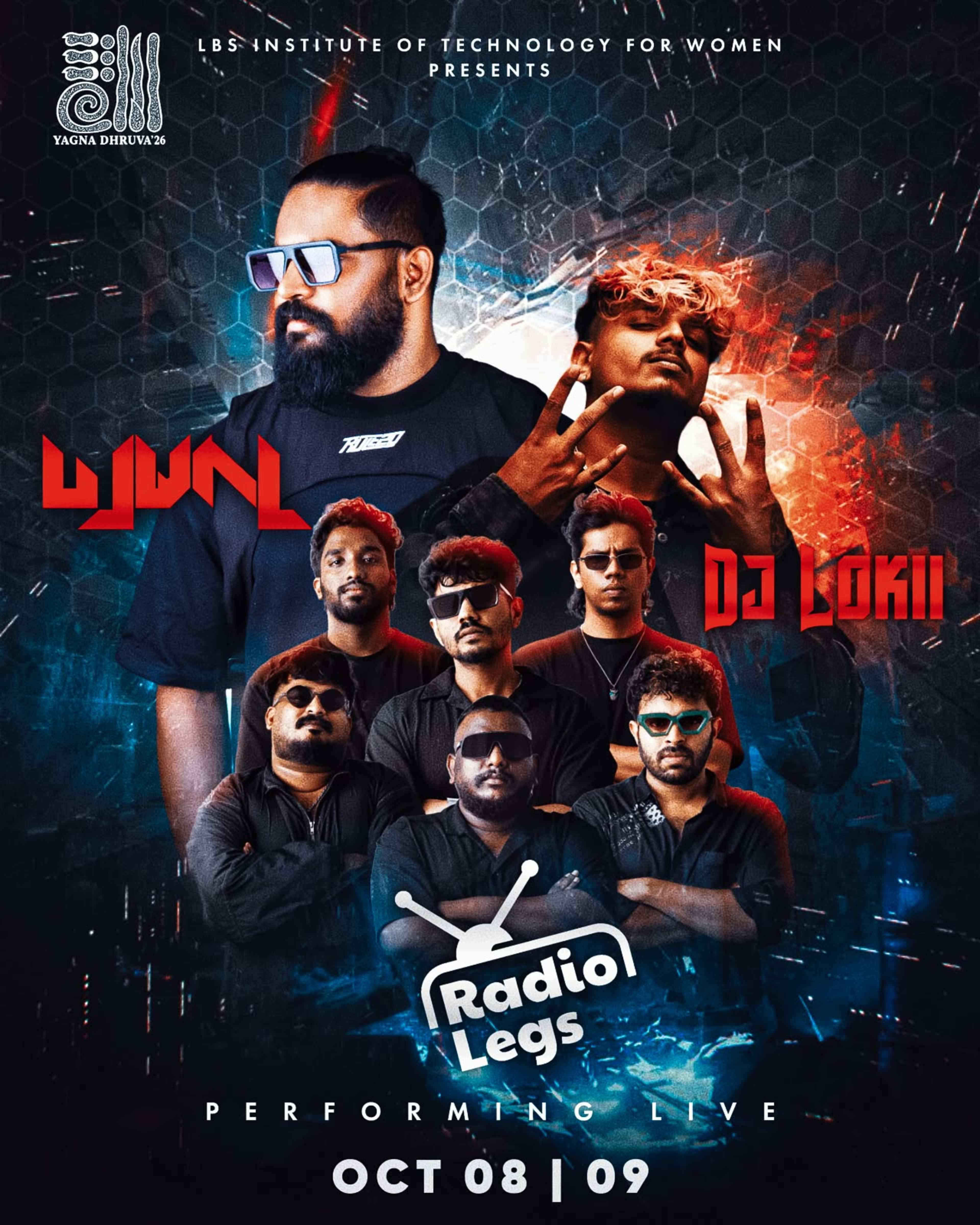 DJ X Radio Legs banner