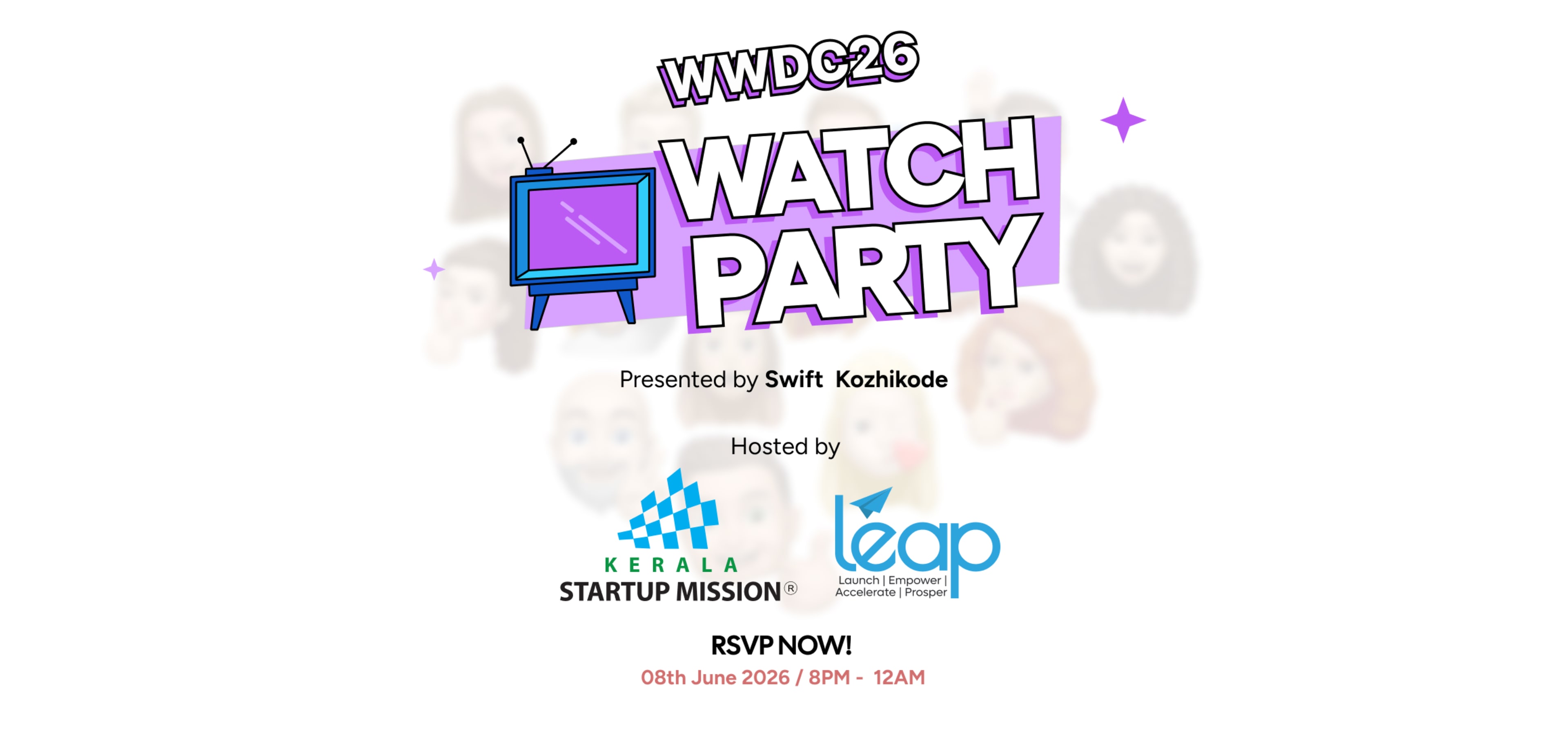 WWDC'26 Watch Party banner