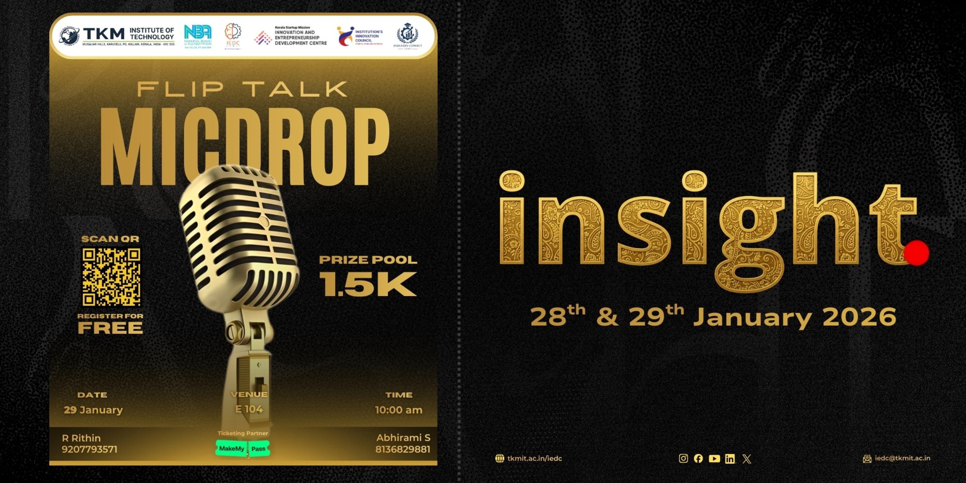 FLIP TALK - MicDrop banner