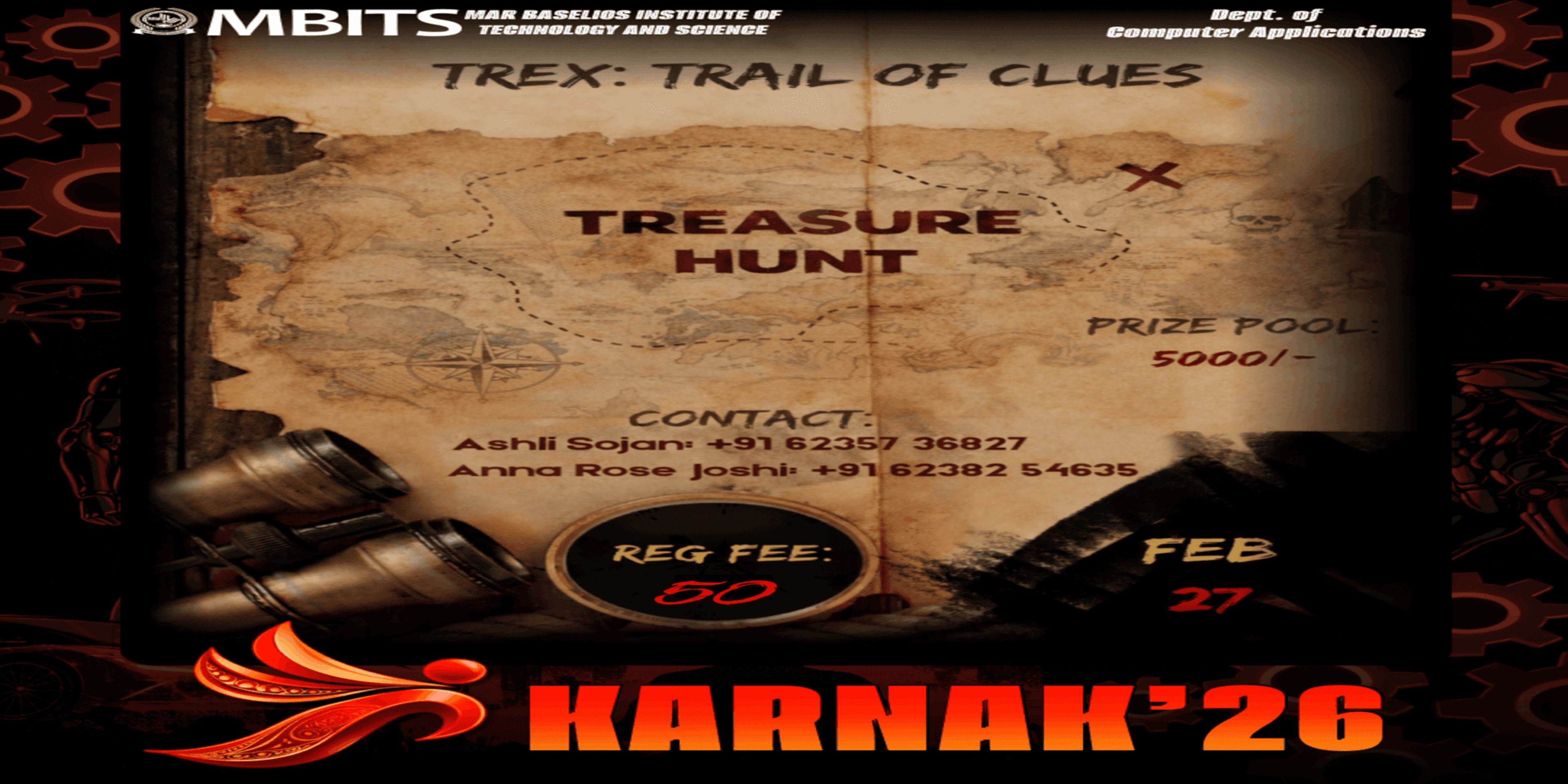 TREX:Trail of clues banner