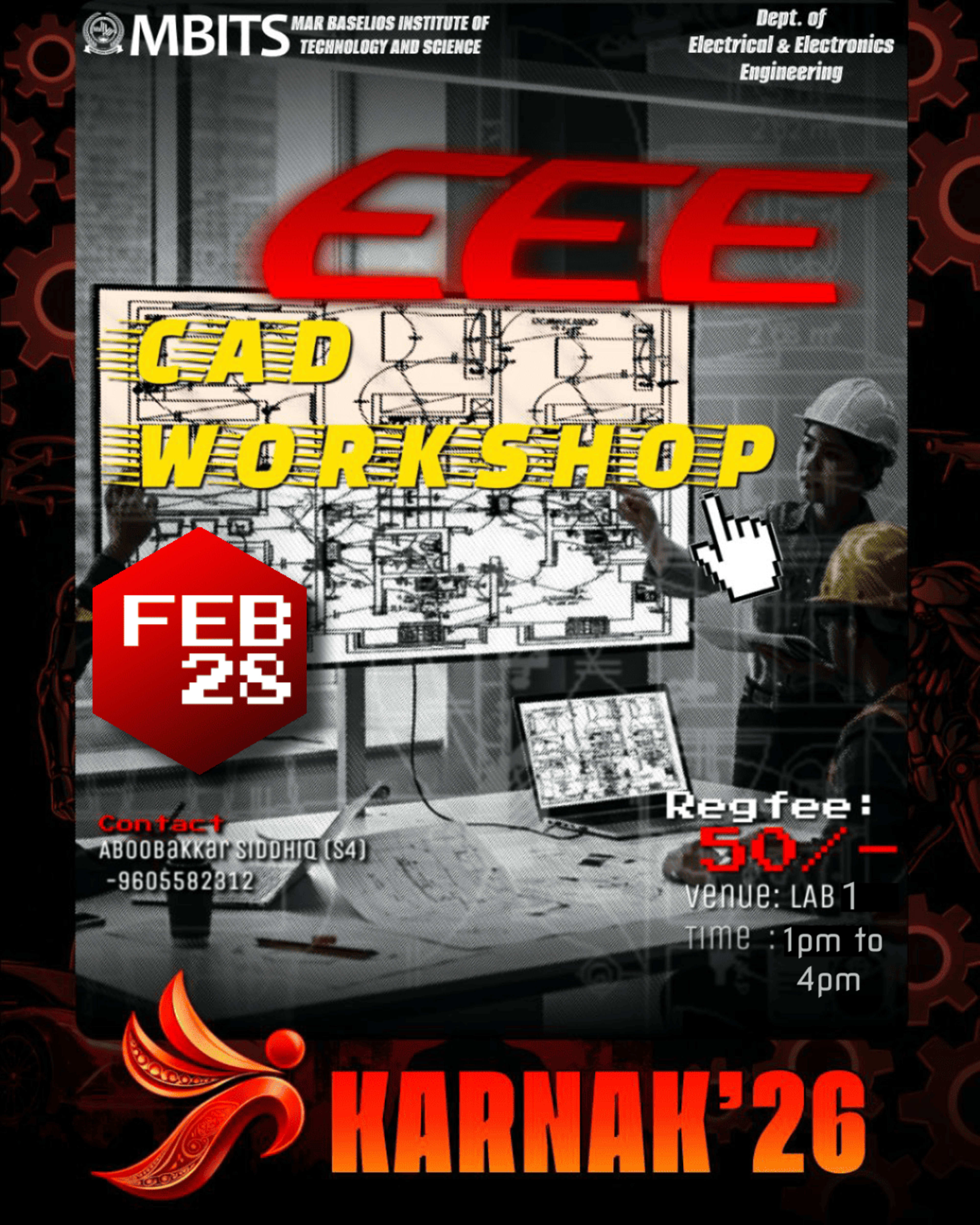 EEE CAD WORKSHOP banner