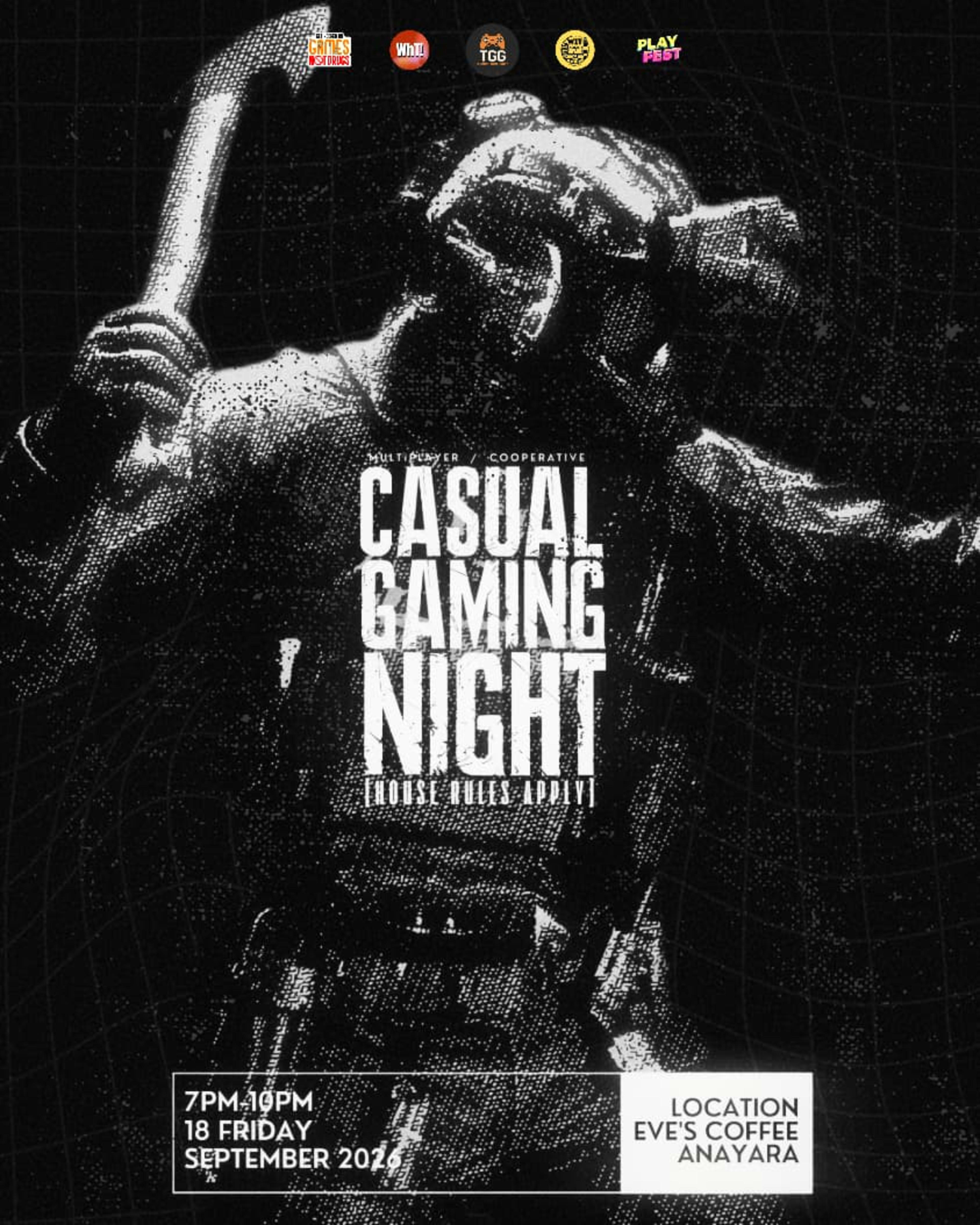 Casual gaming night  banner