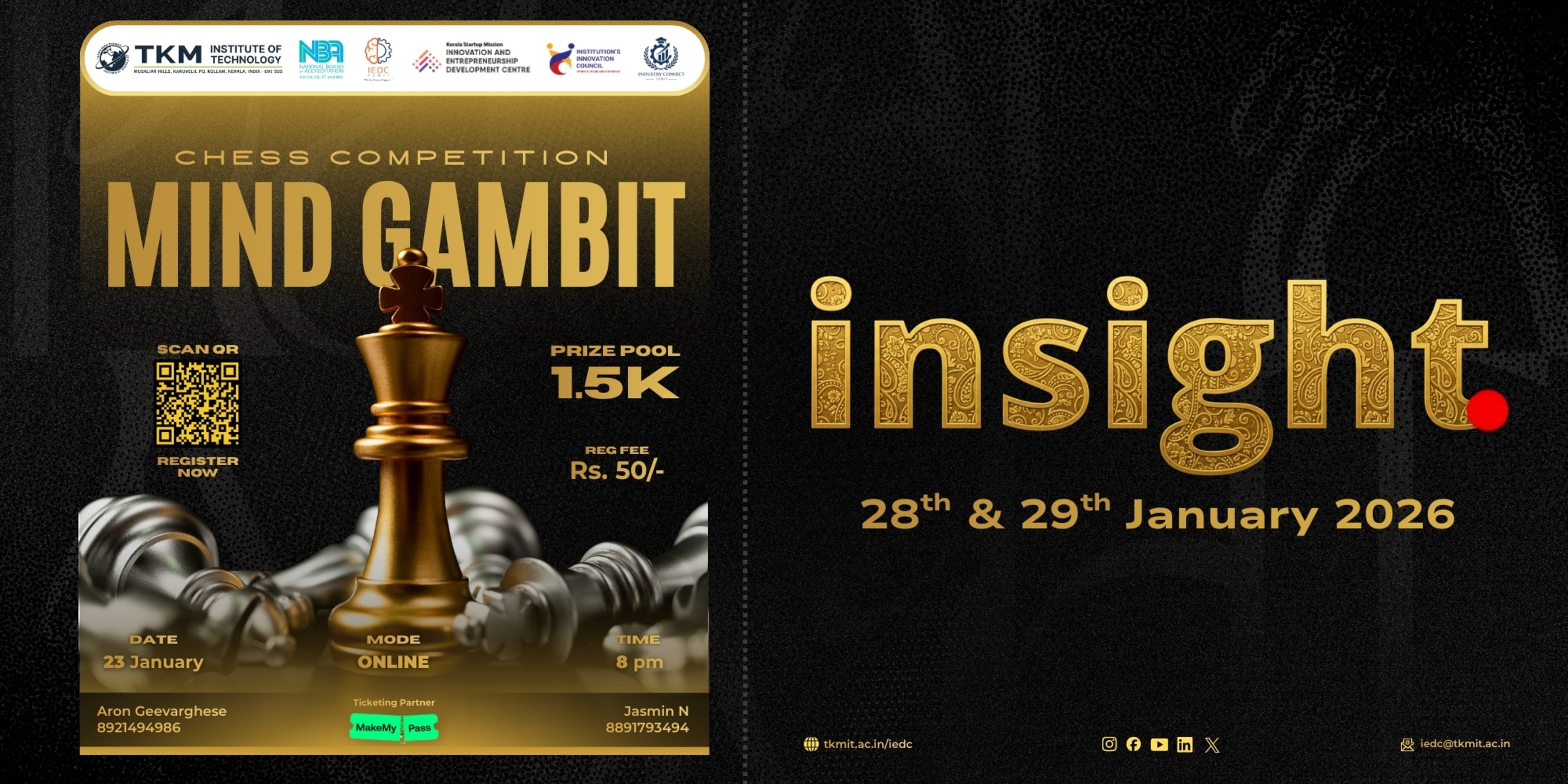 MIND GAMBIT- CHESS COMPETITION banner