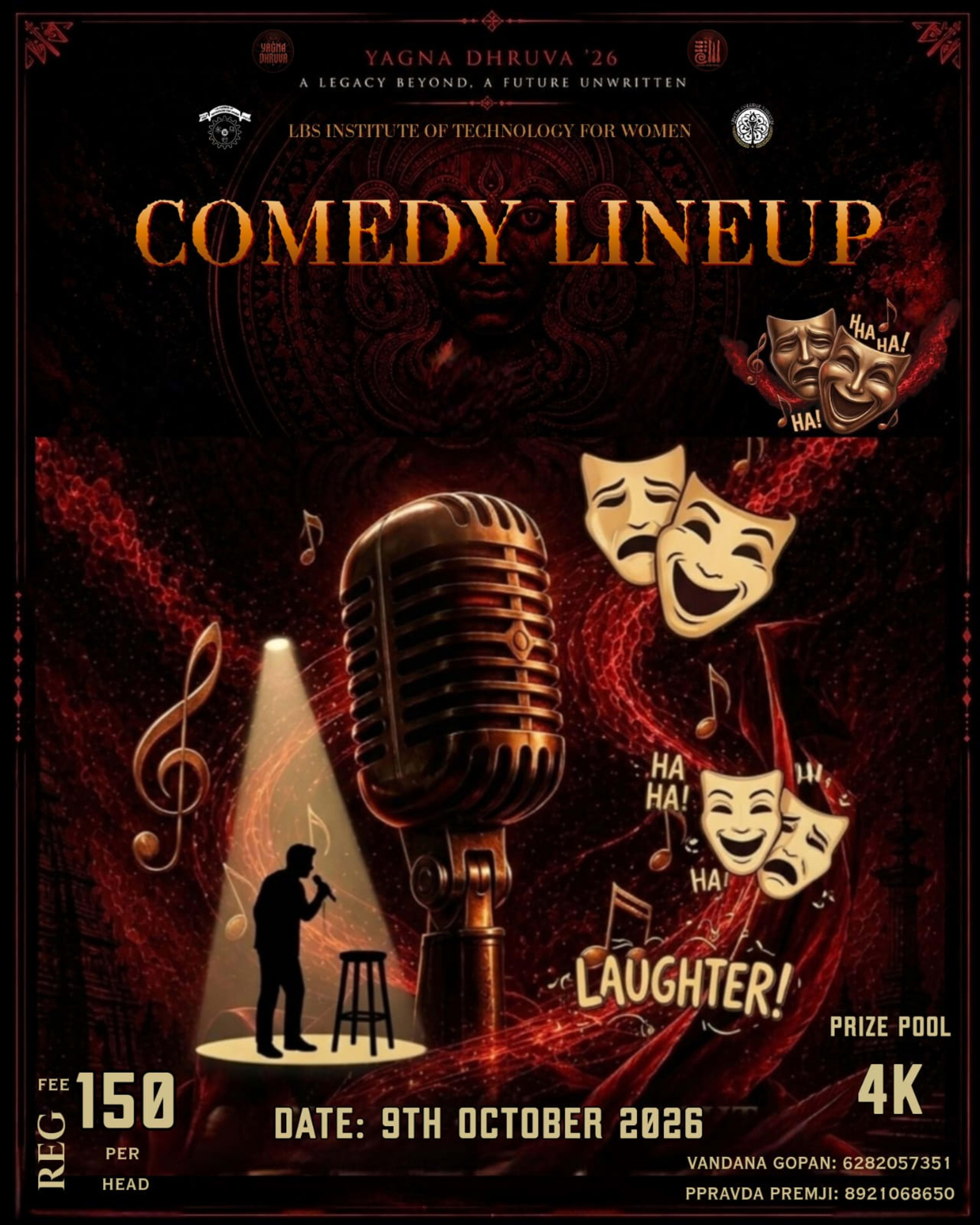The Comedy Line Up banner