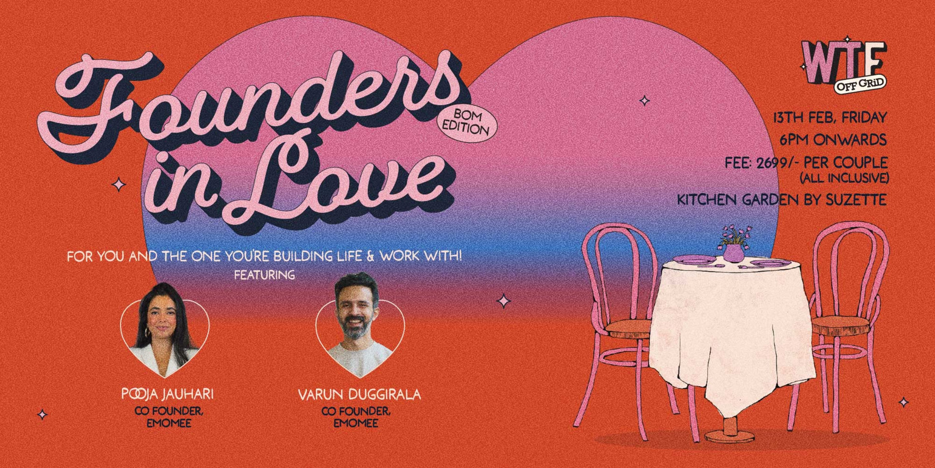 WTF Off-Grid: Founders In Love [BOM Edition] banner