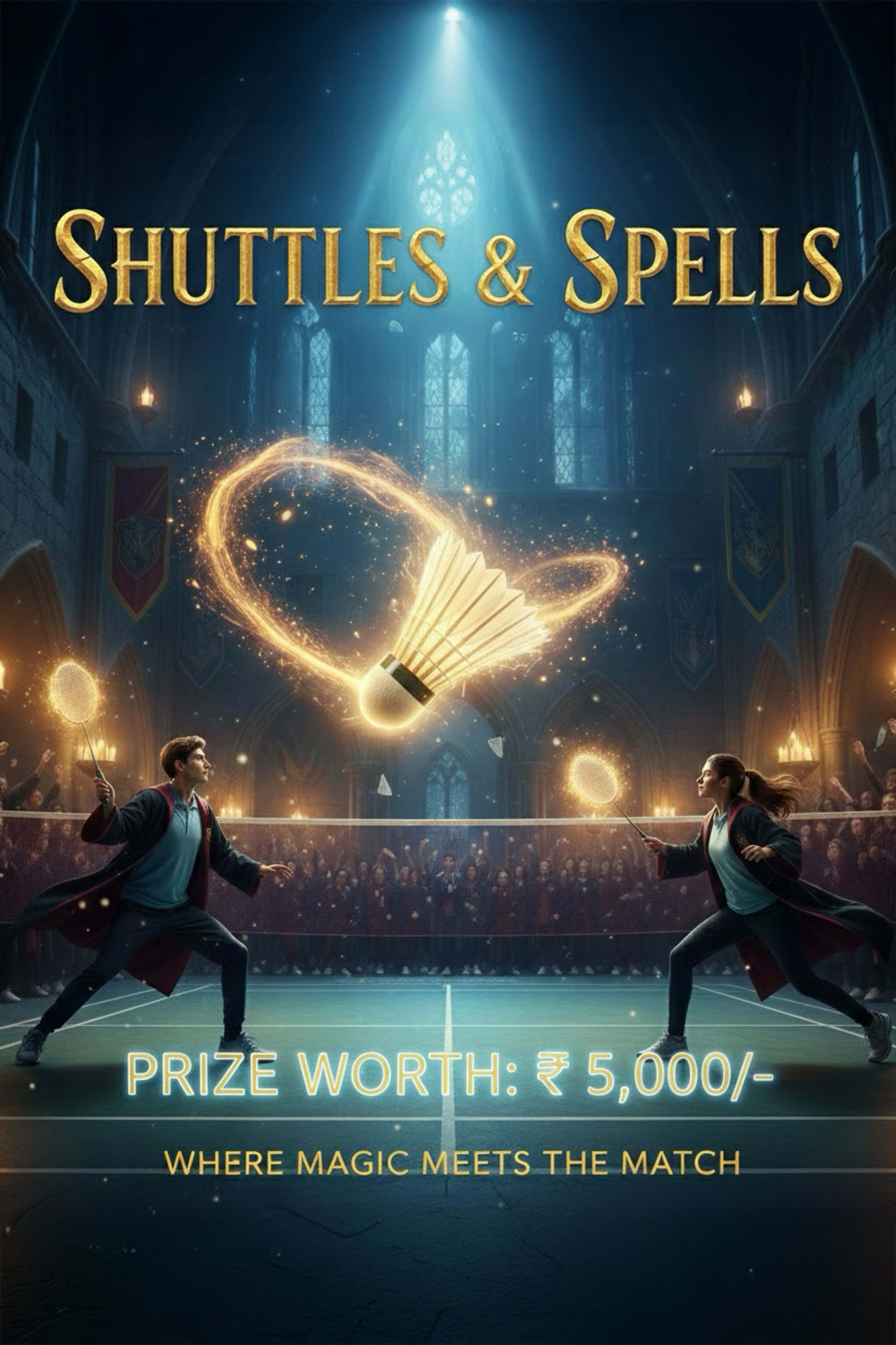 Shuttles & Spells: The Wizard’s Badminton Cup banner