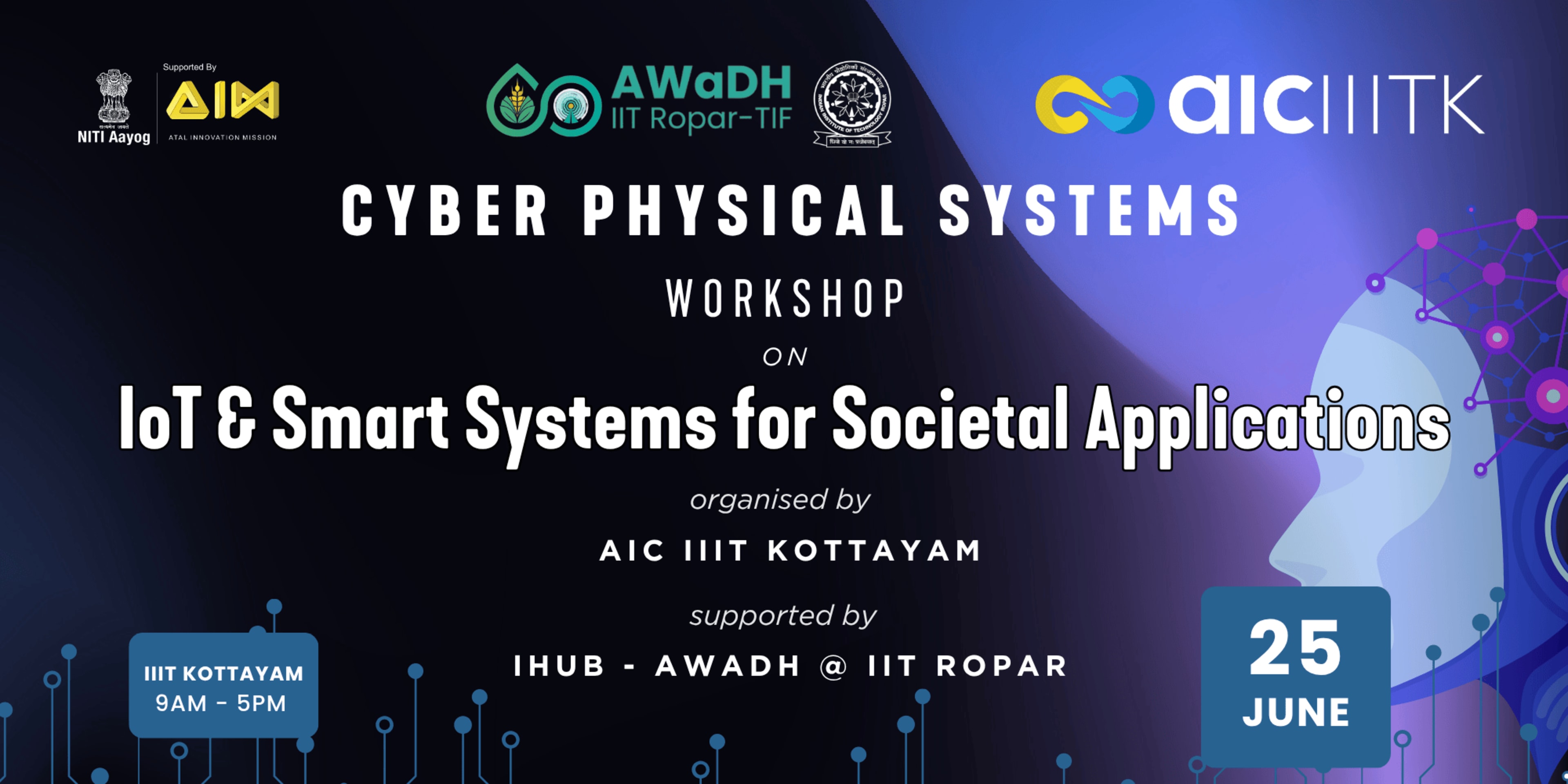 CPS WORKSHOP : IoT & Smart Systems for Societal Applications banner