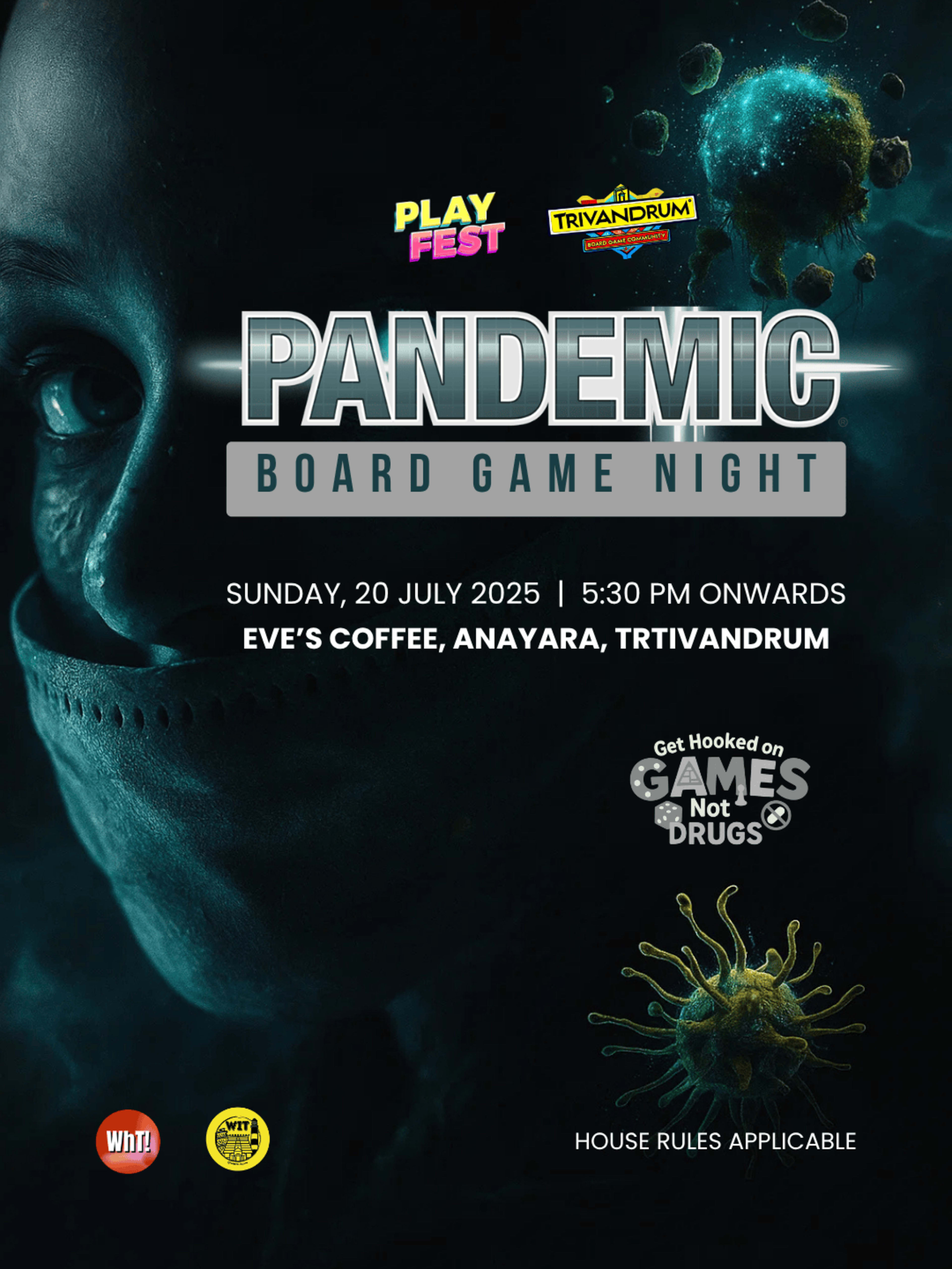 Pandemic Board Game Night  banner