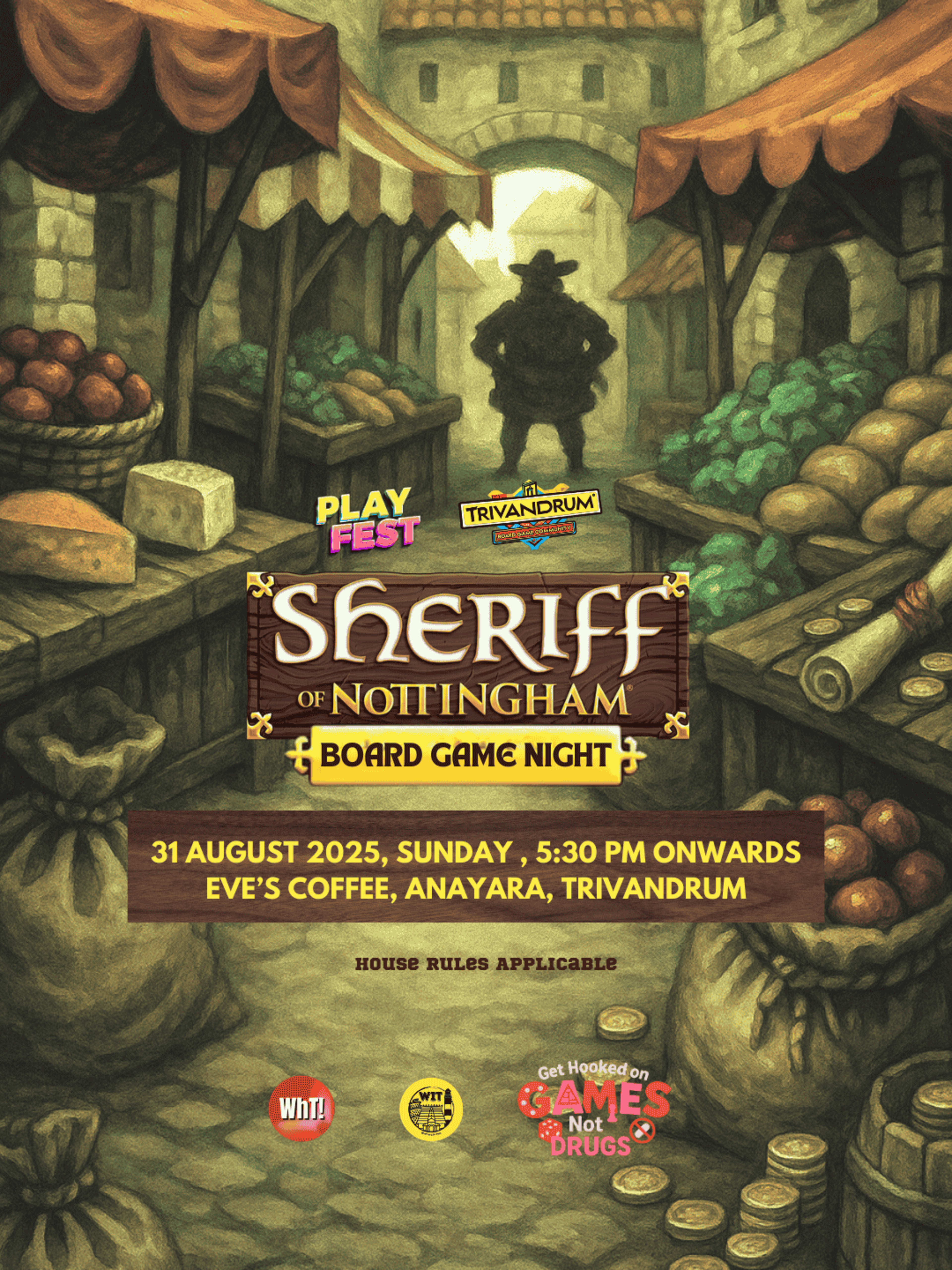 Sheriff of Nottingham Board Game Night  banner