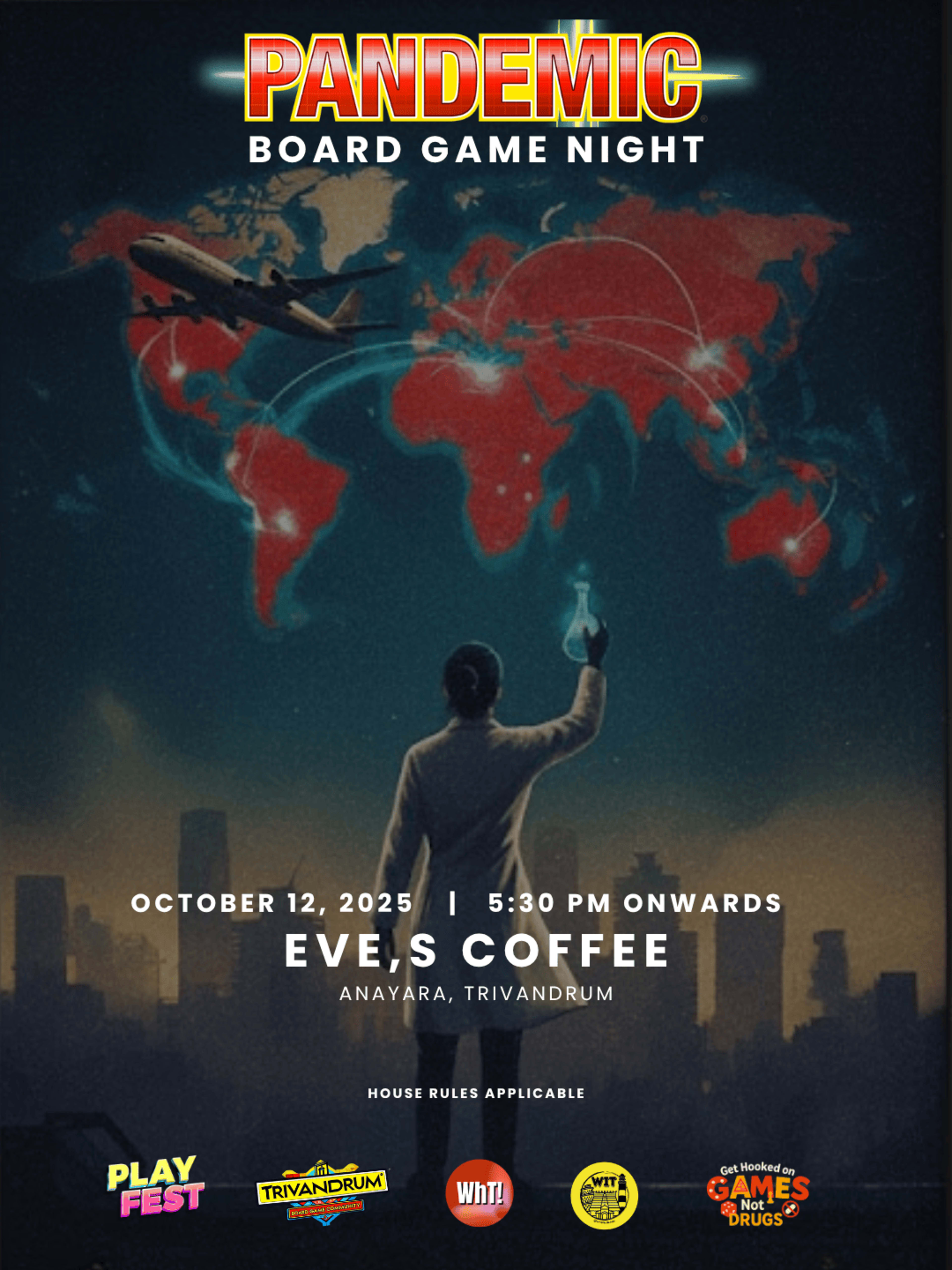 Pandemic Board Game Night  banner