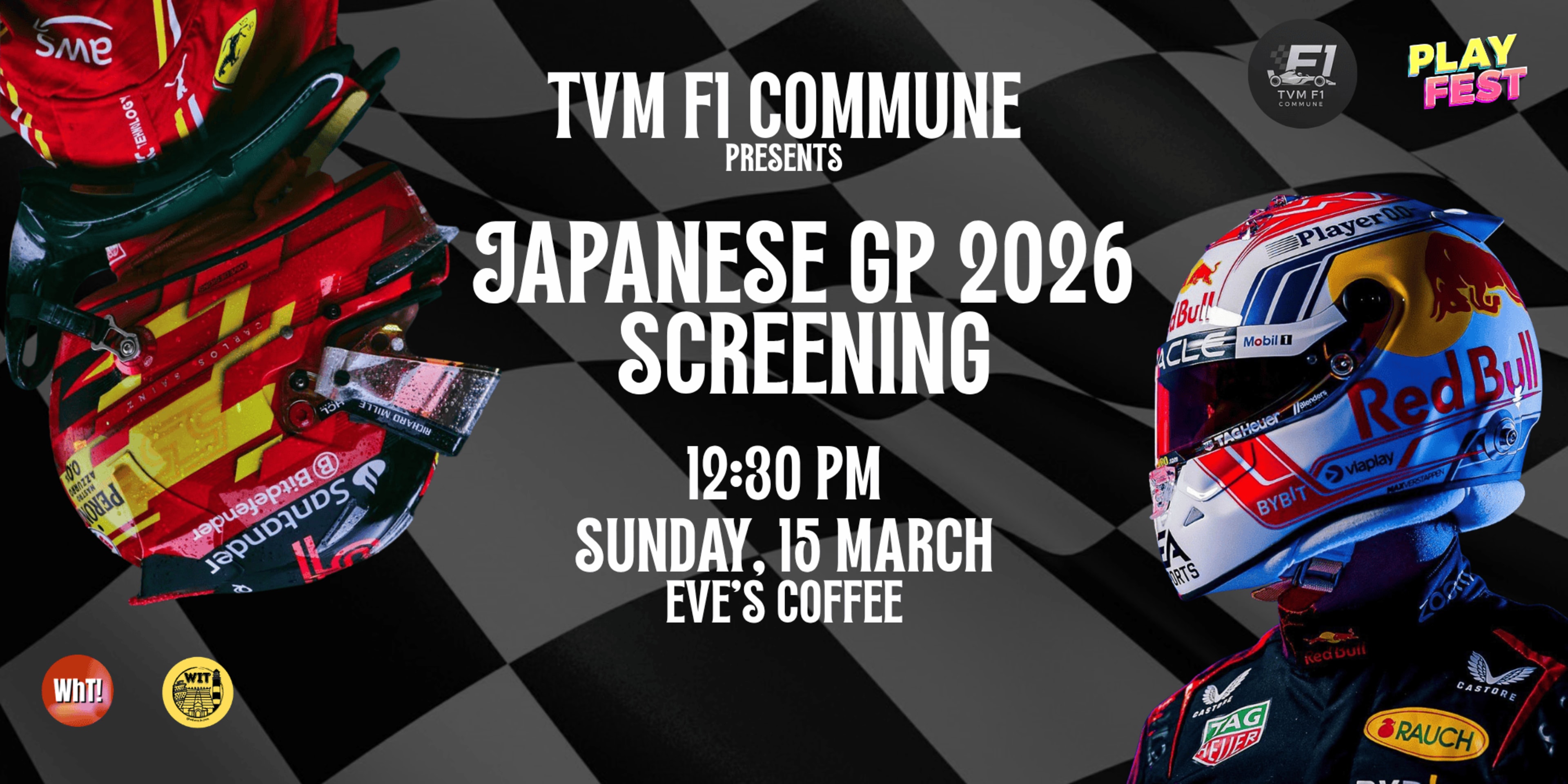 Japanese GP 2026 - TVM F1 Commune banner