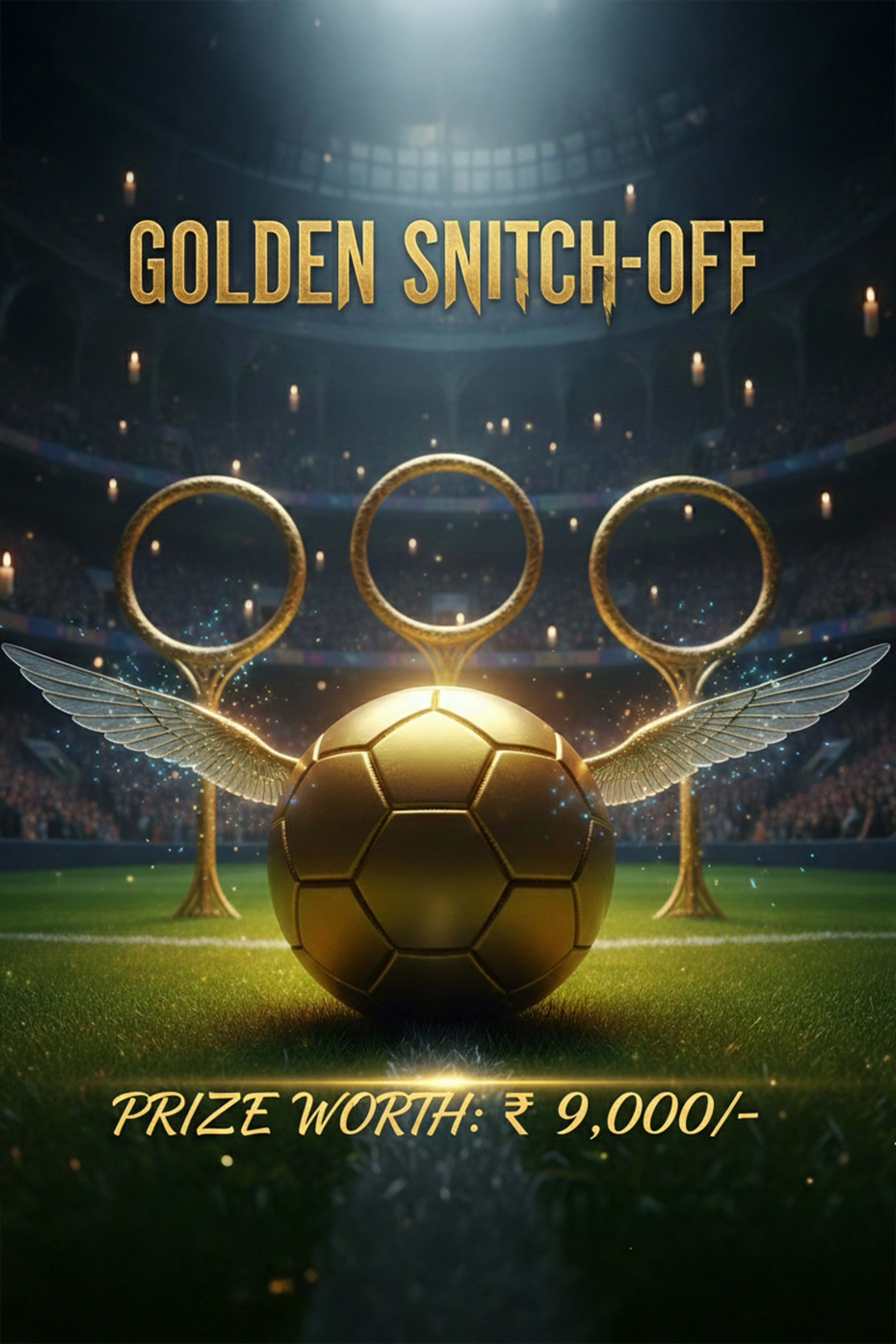 The Golden Snitch-Off (Football) banner