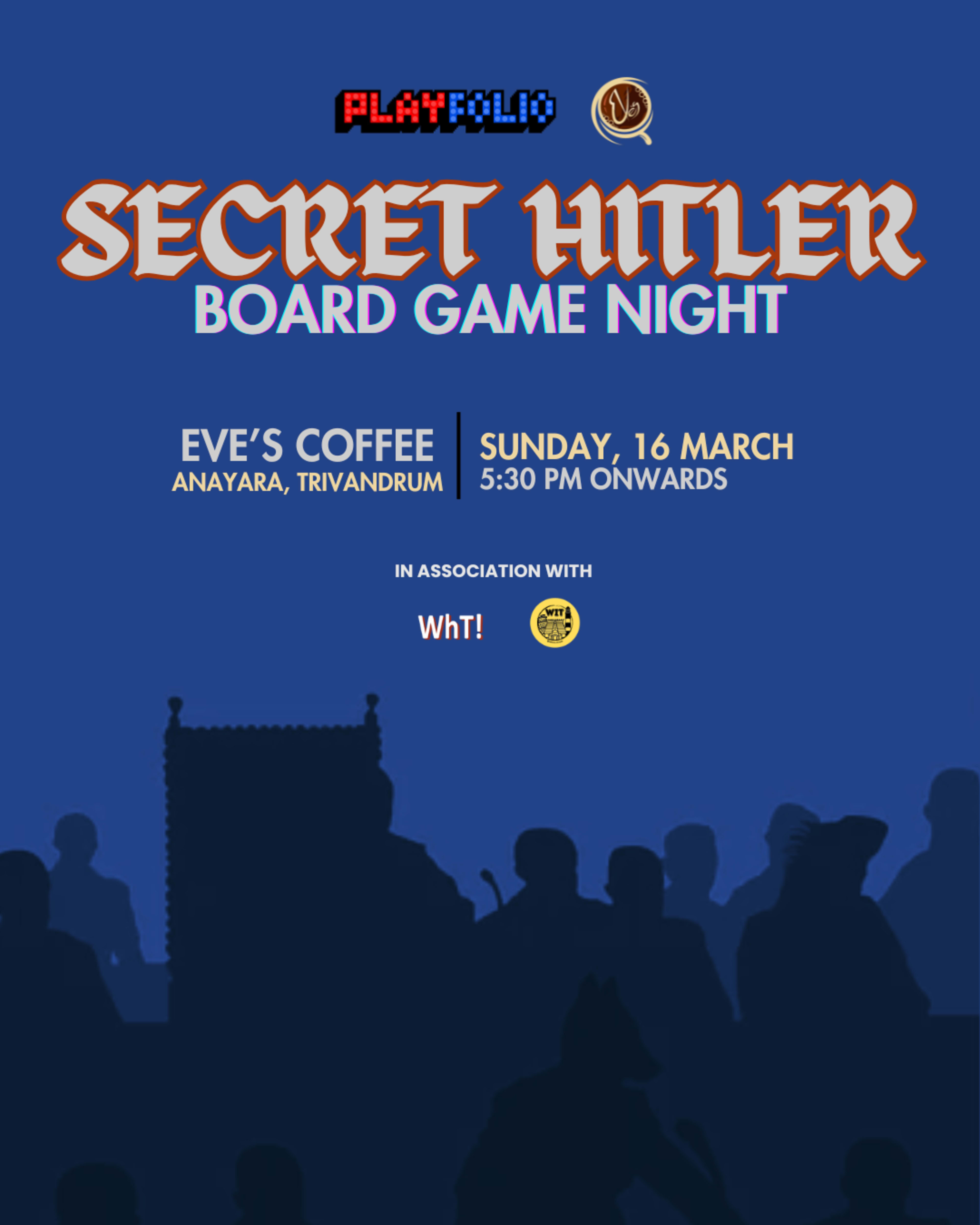 Secret Hitler Game Night banner