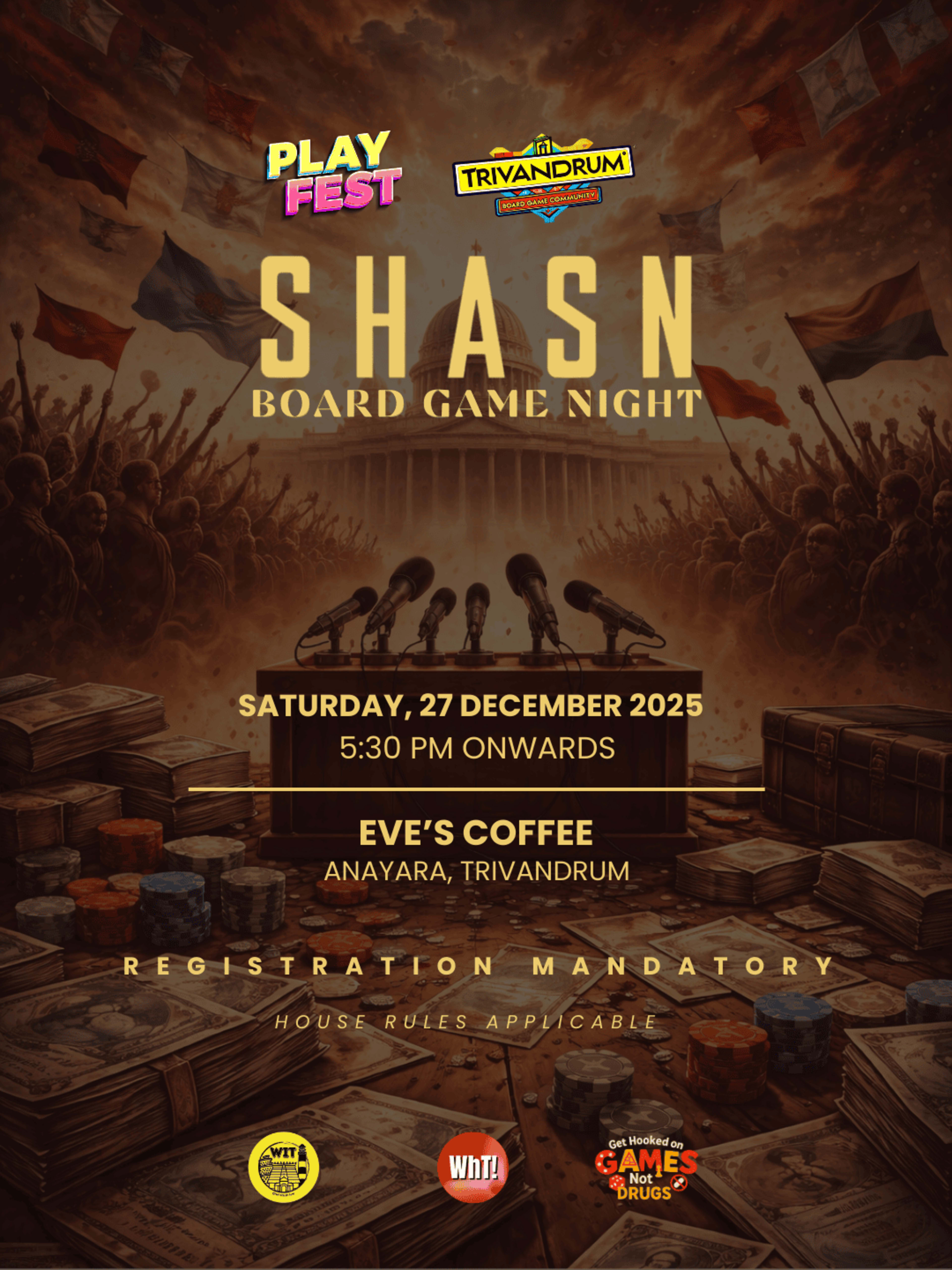 SHASN BOARD GAME NIGHT banner