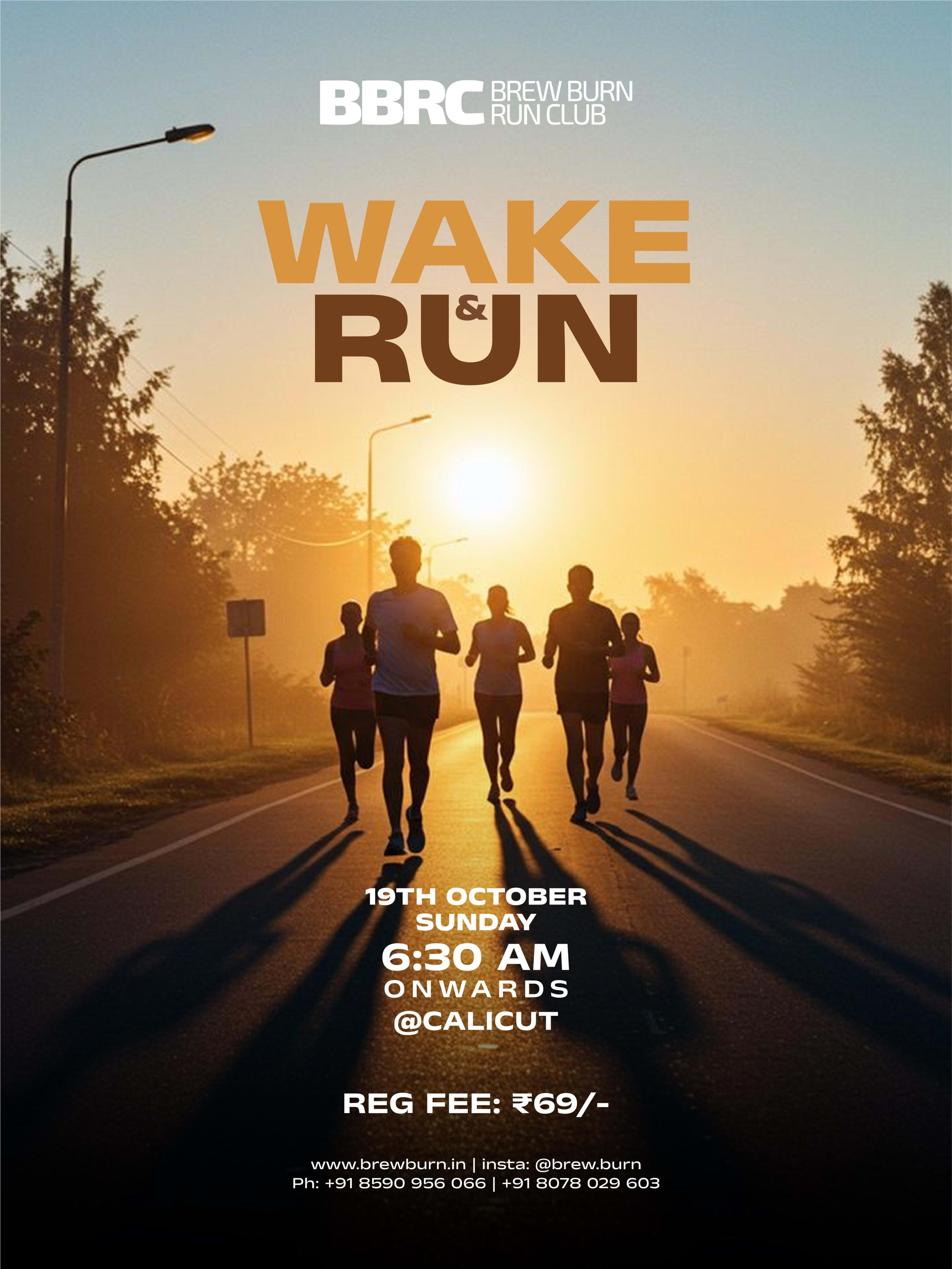 WAKE & RUN  banner