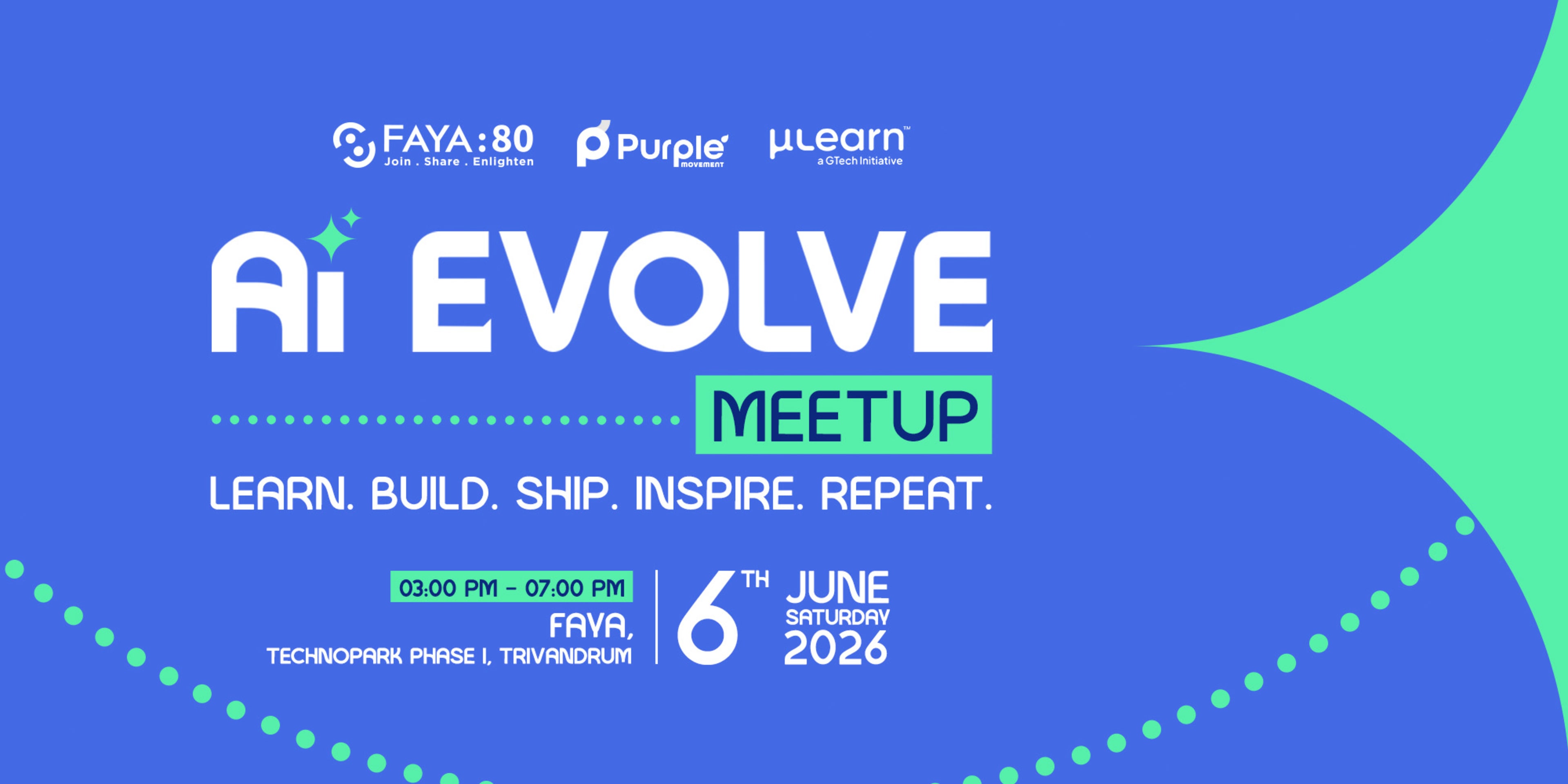 AI Evolve Meetup banner