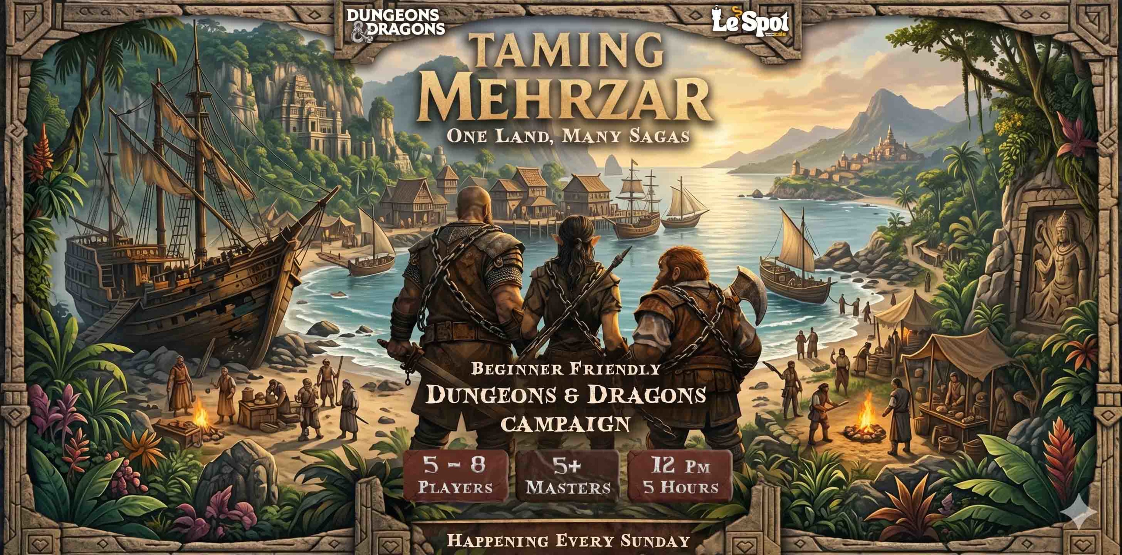 TTRPG SUNDAYS - TAMING MEHRZAR banner