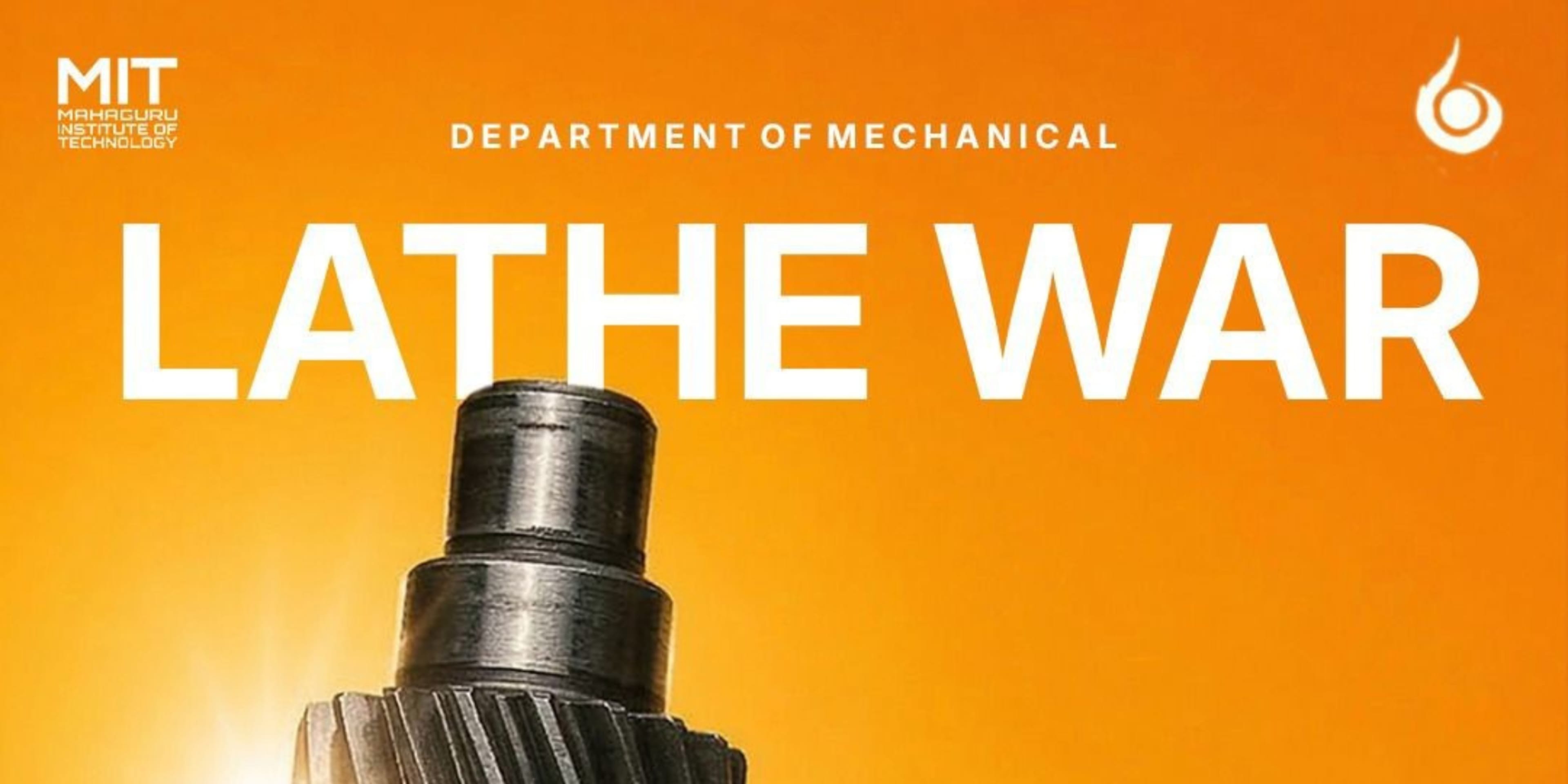 LATHE WAR – Machining Competition banner
