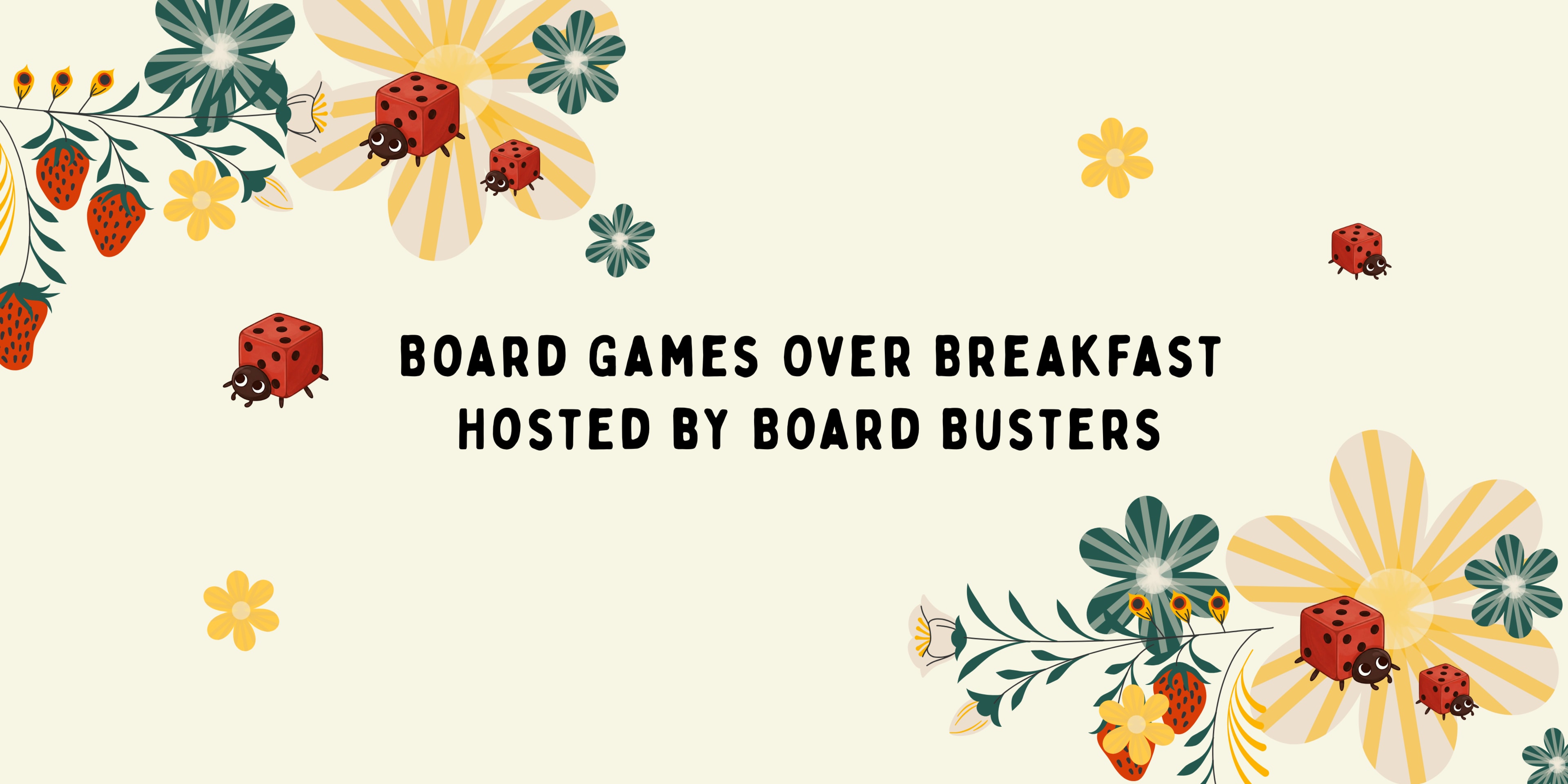 Board Busters at Garden Cafe by Foodstories banner
