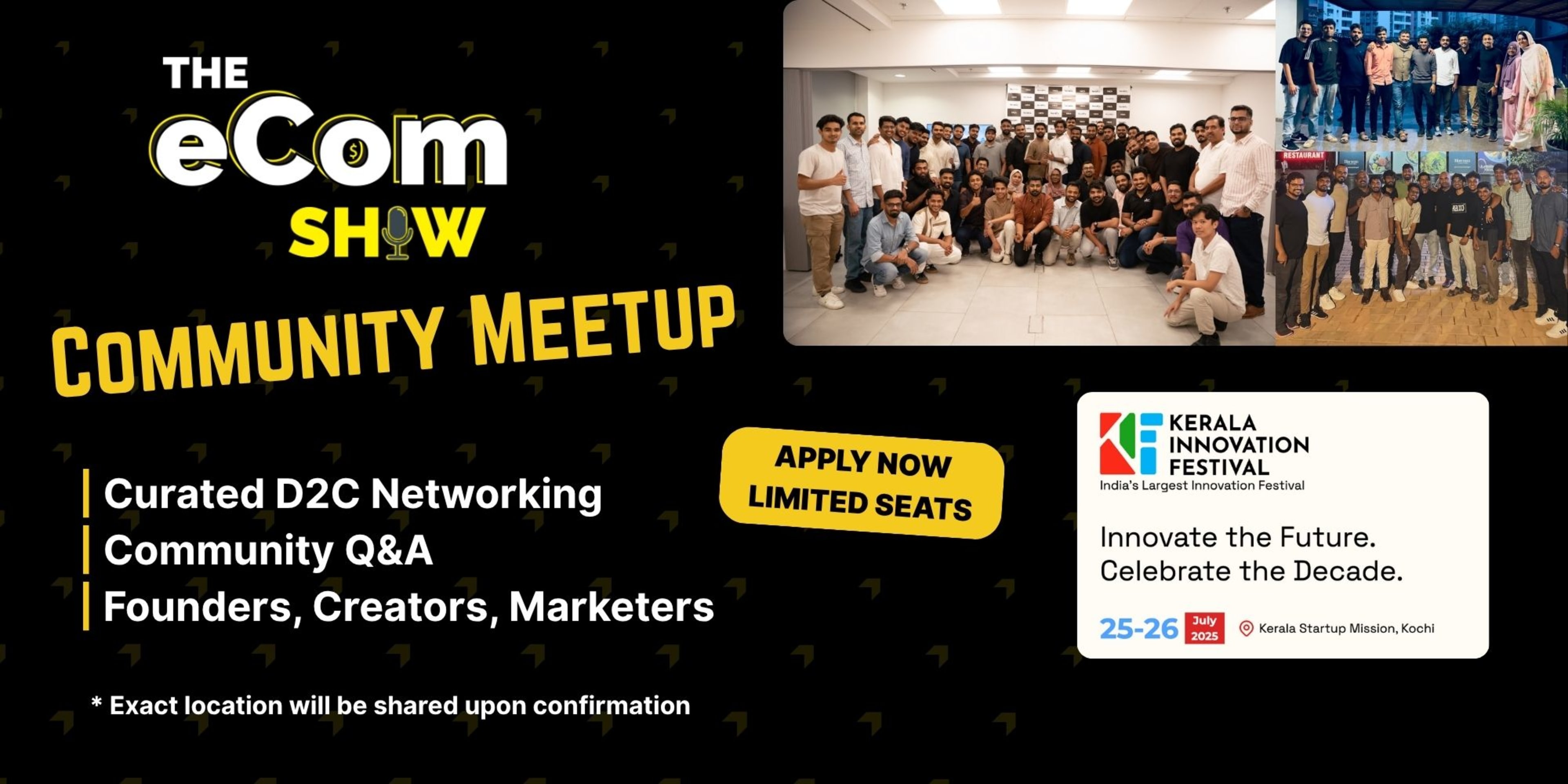 The eCom Show - Community Meetup banner