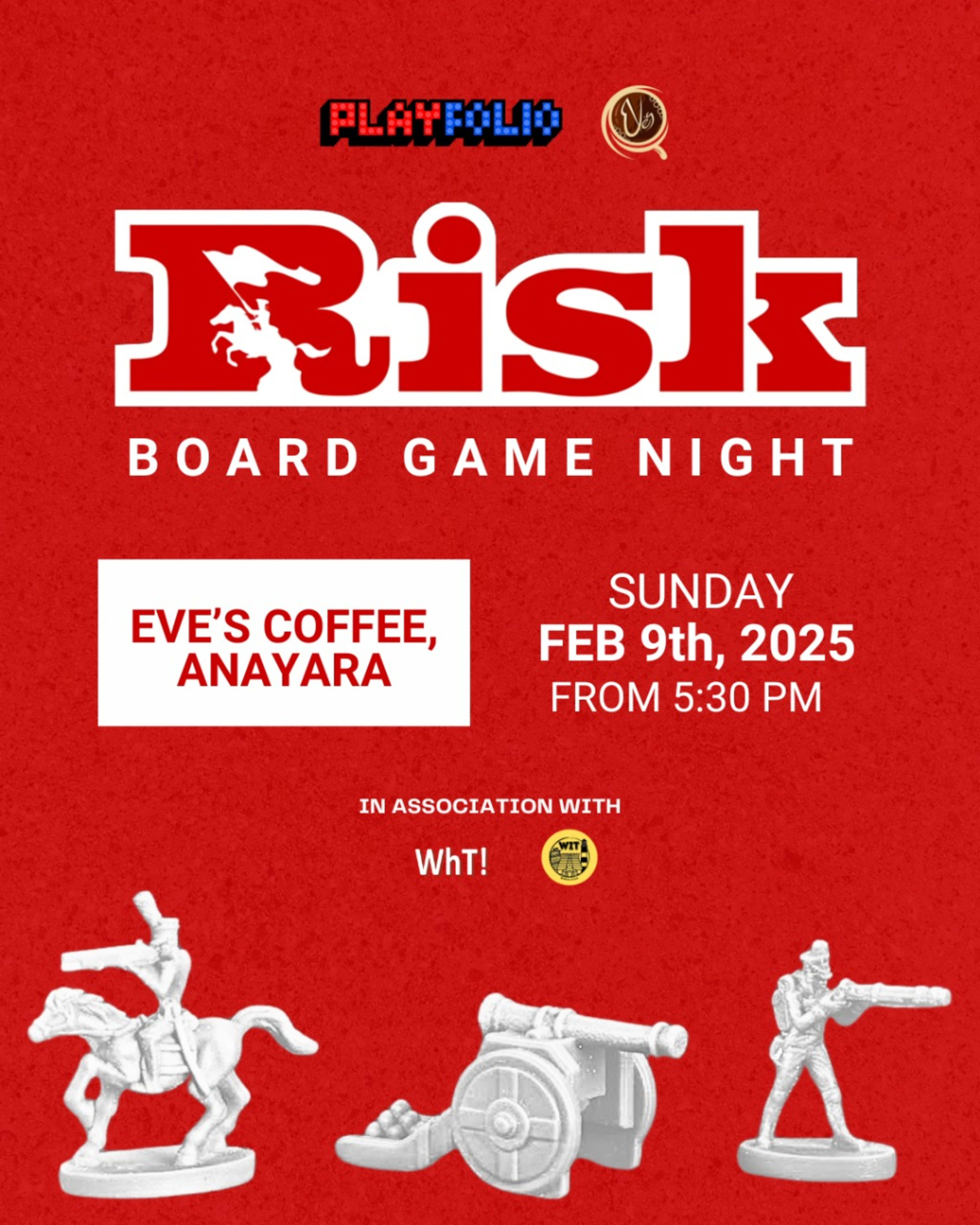 RISK Board Game Night banner