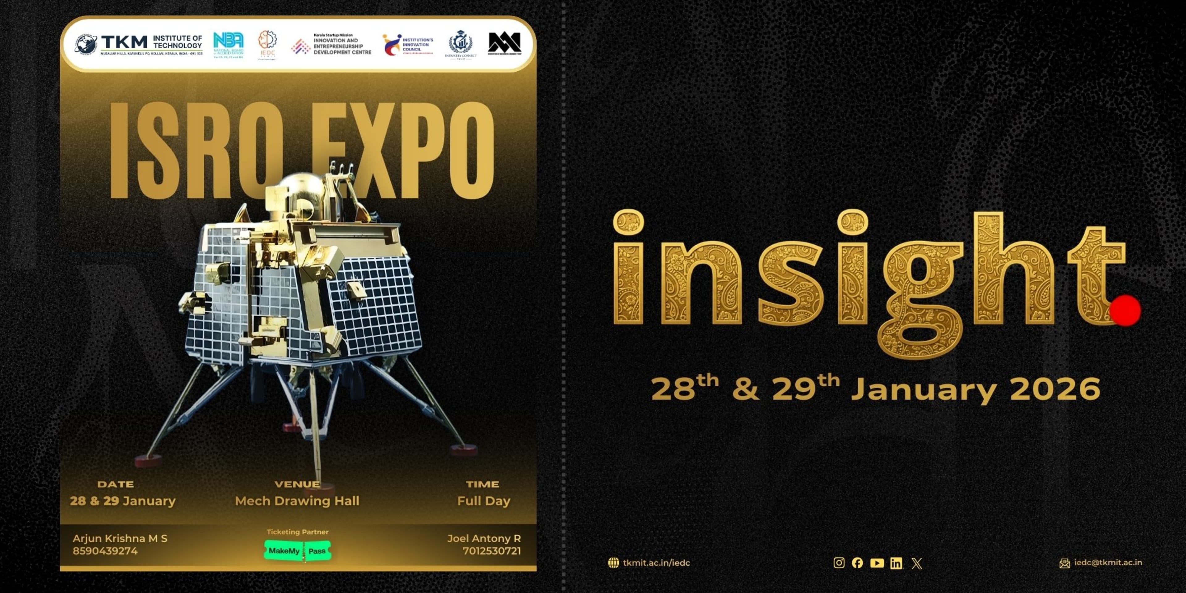 ISRO EXPO banner