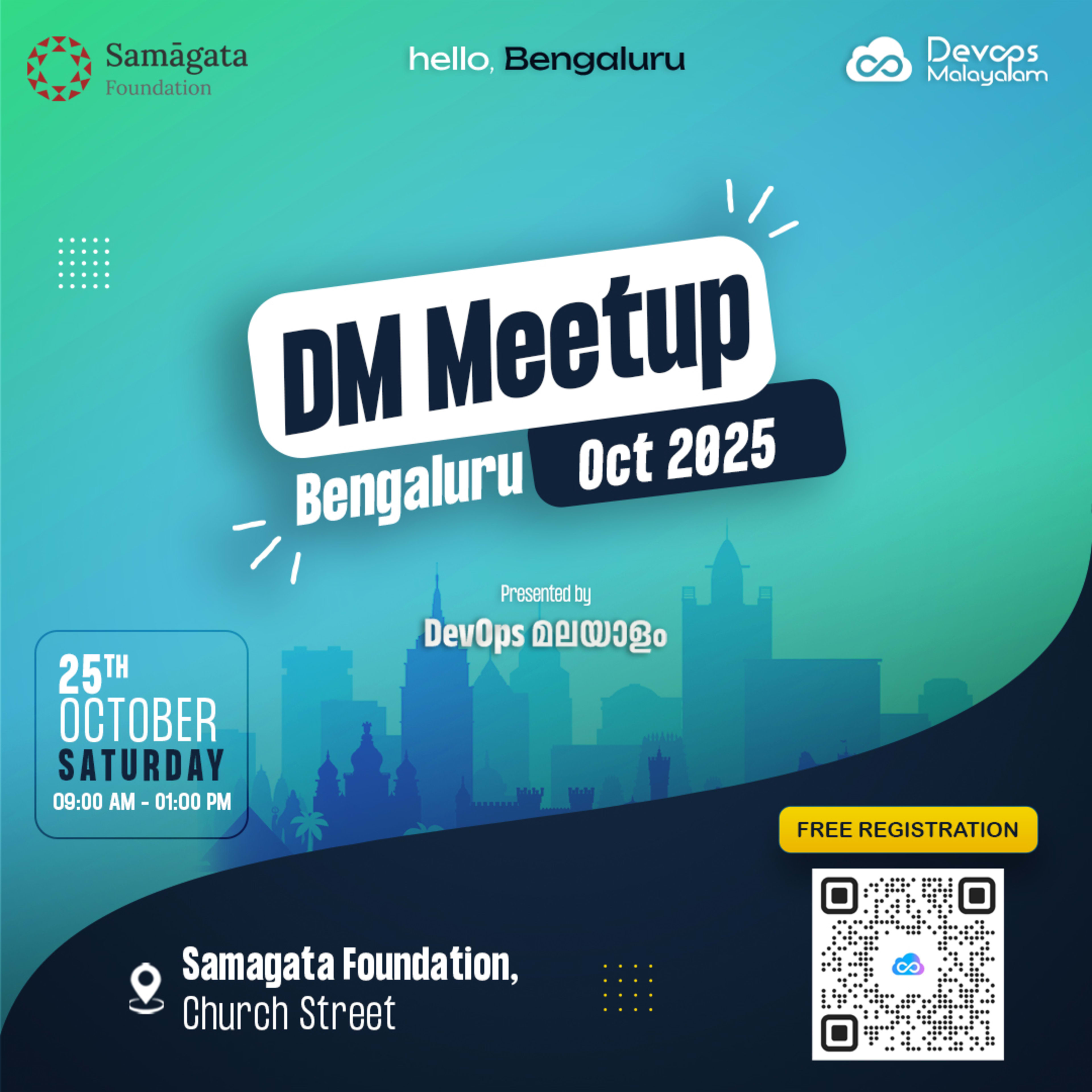 DM Meetup Bengaluru October 2025 banner