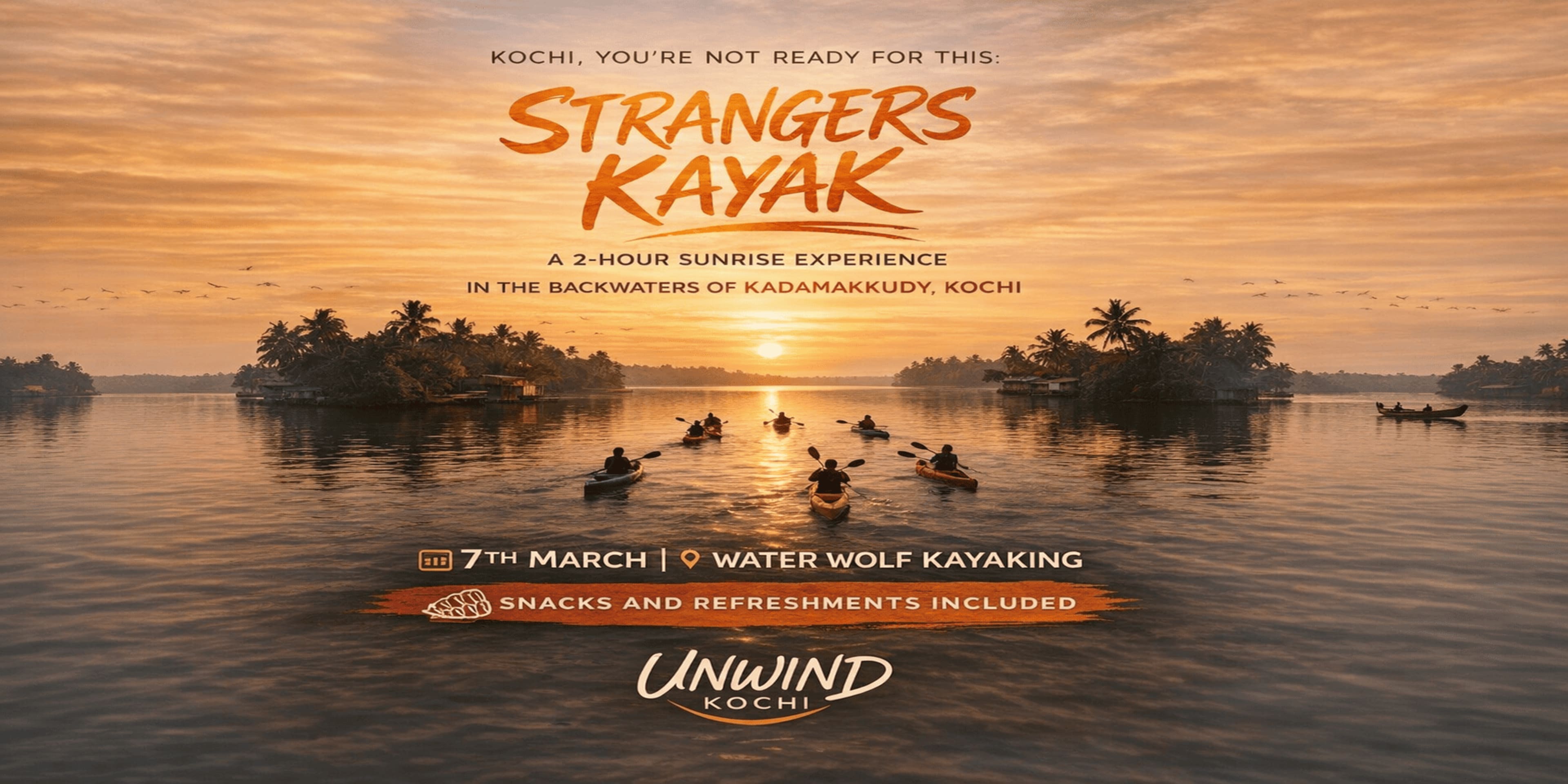 Strangers Kayak banner