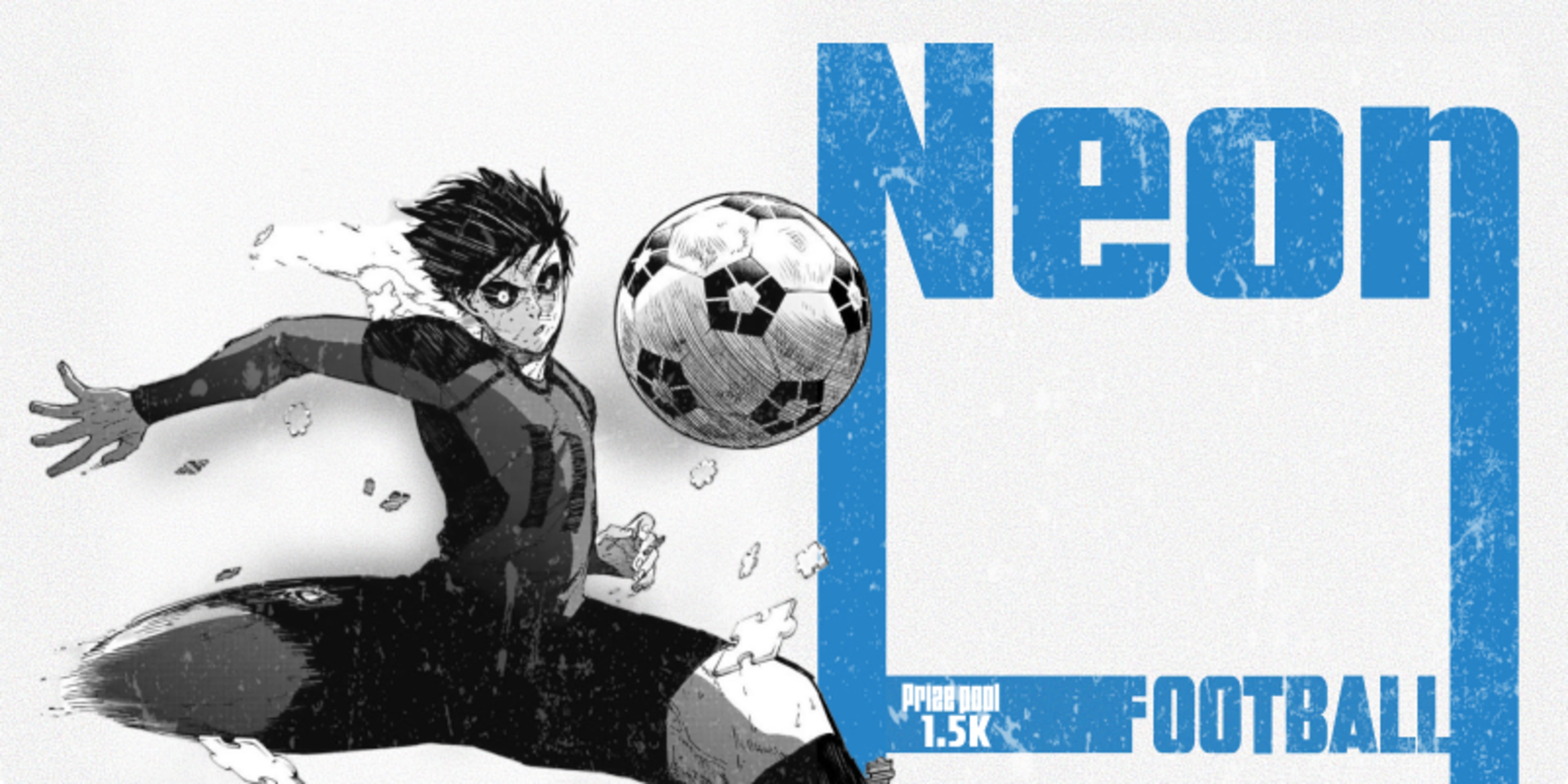 Neon Football banner