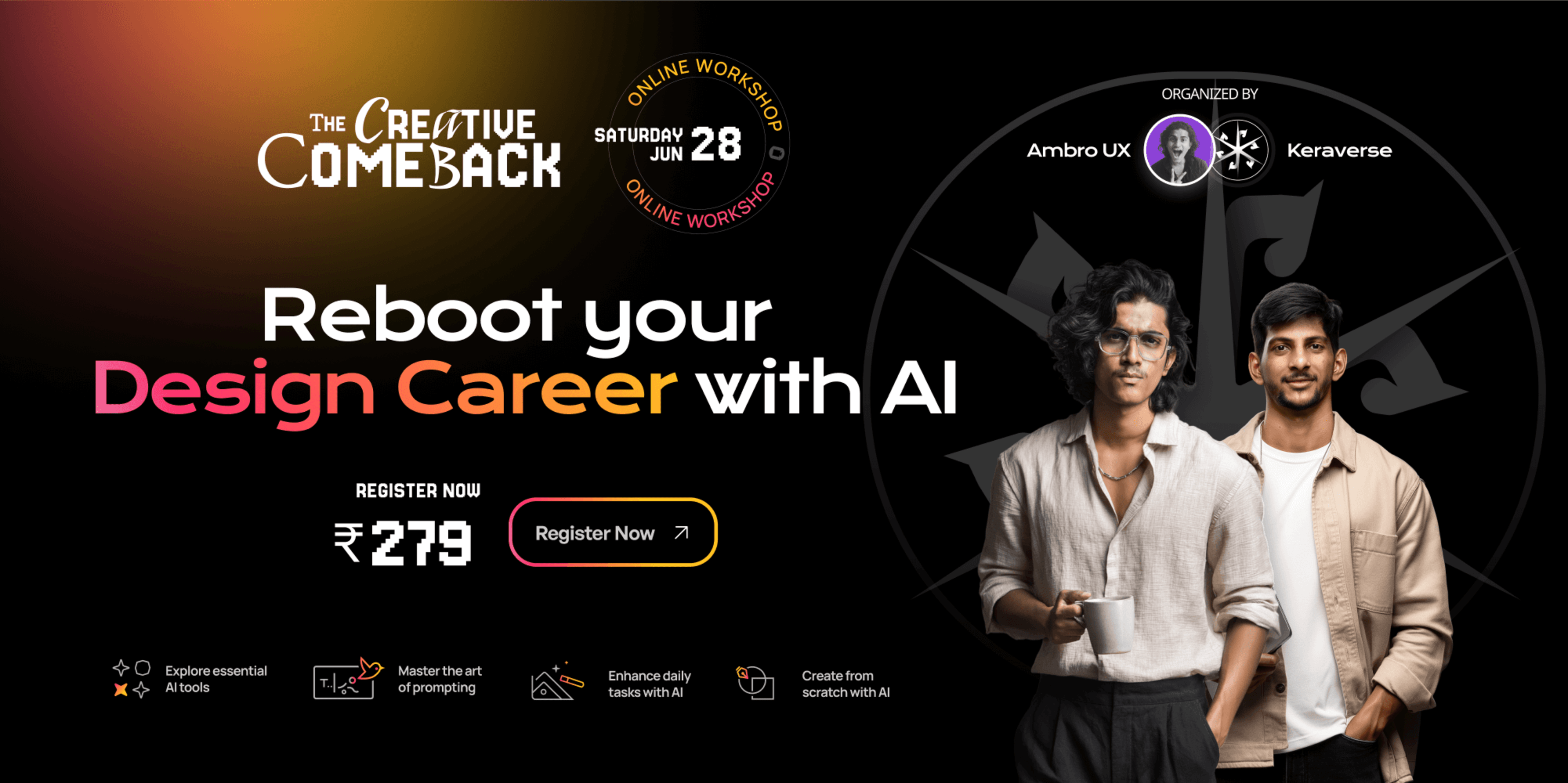 The Creative Comeback Reboot your Design Career with AI banner