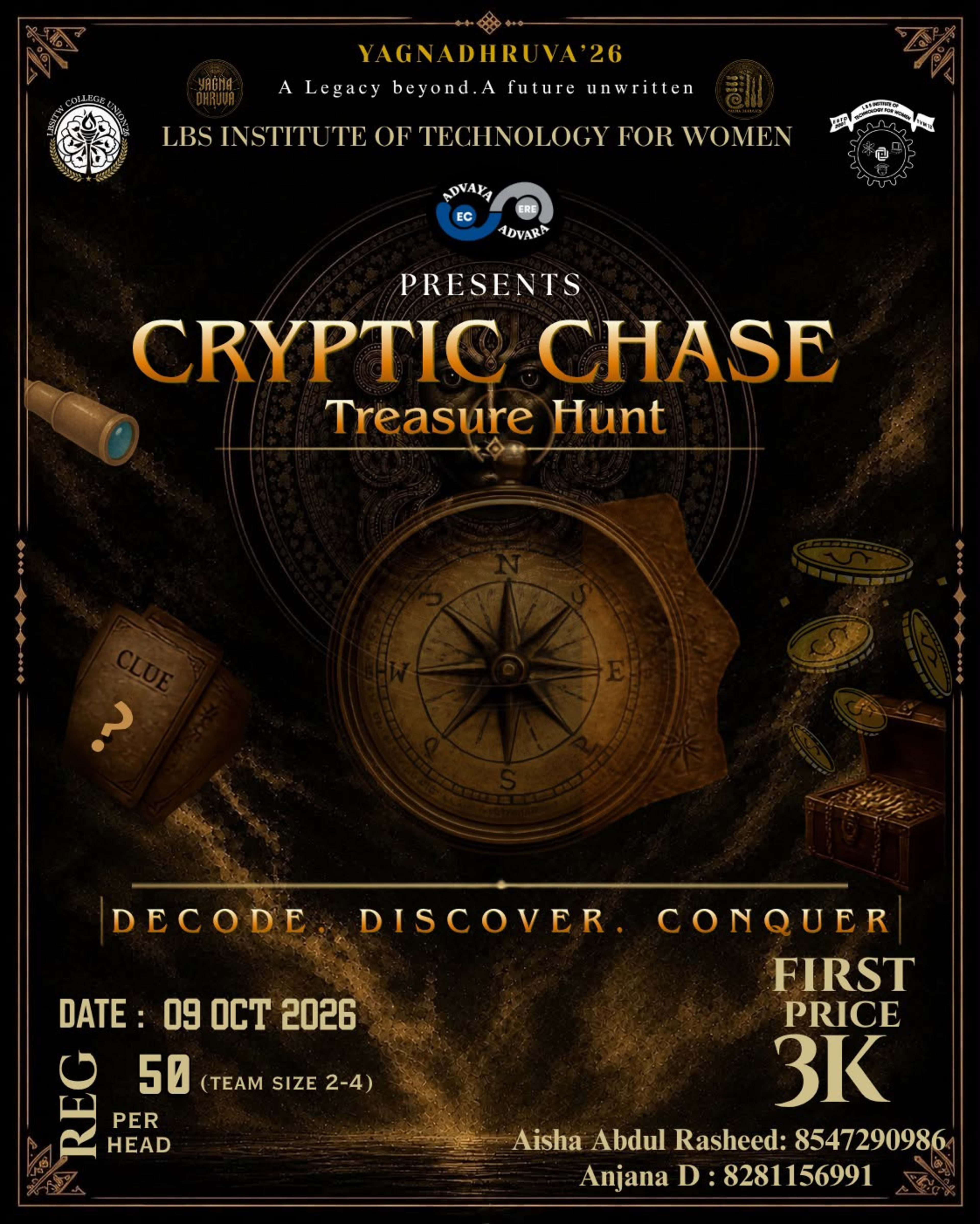 CRYPTIC CHASE banner