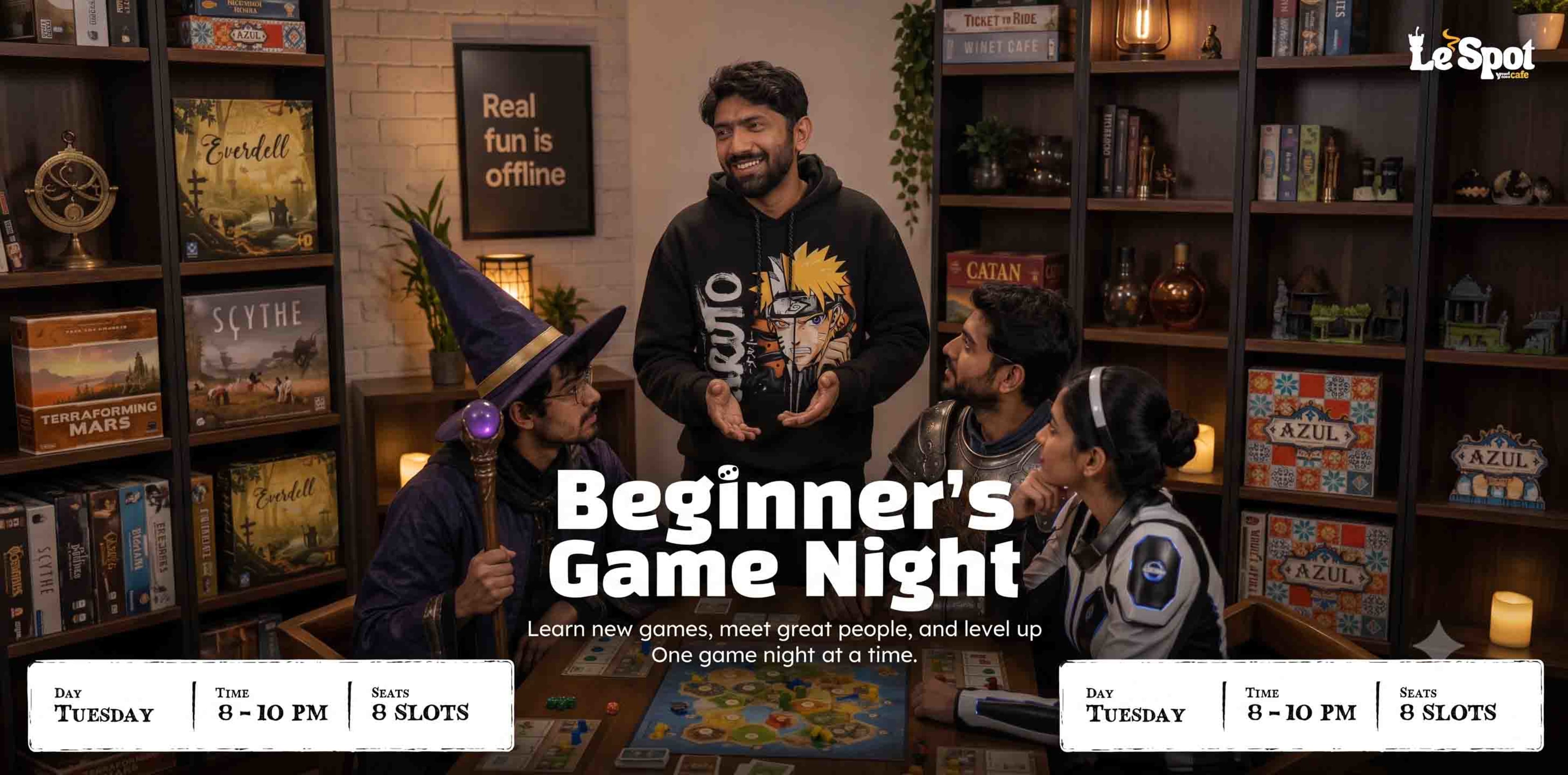Beginners Game Night banner