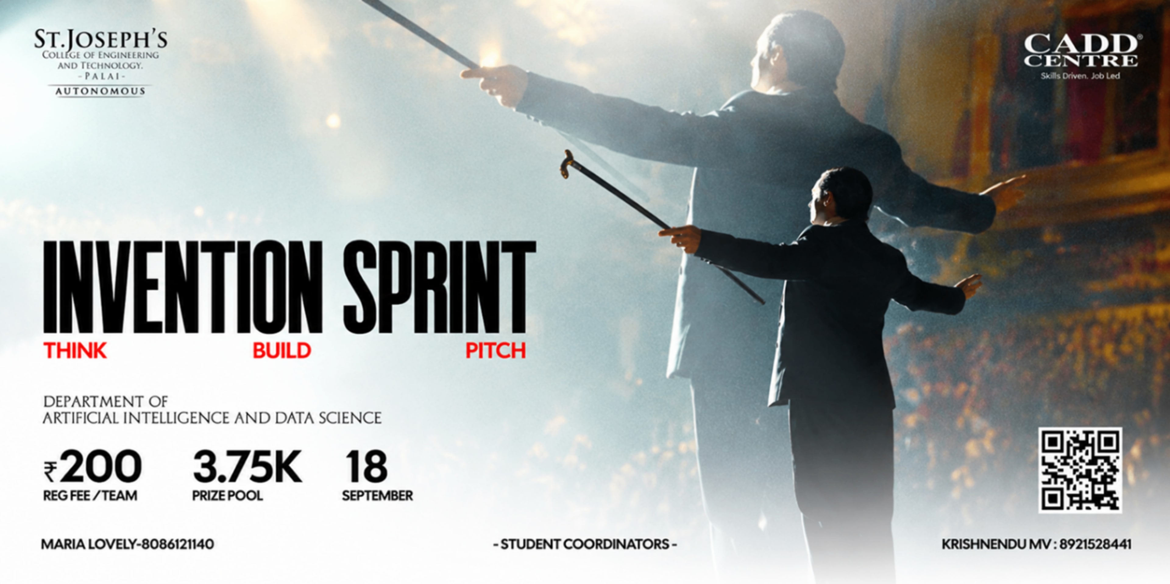 INVENTION SPRINT – Think. Build. Pitch banner