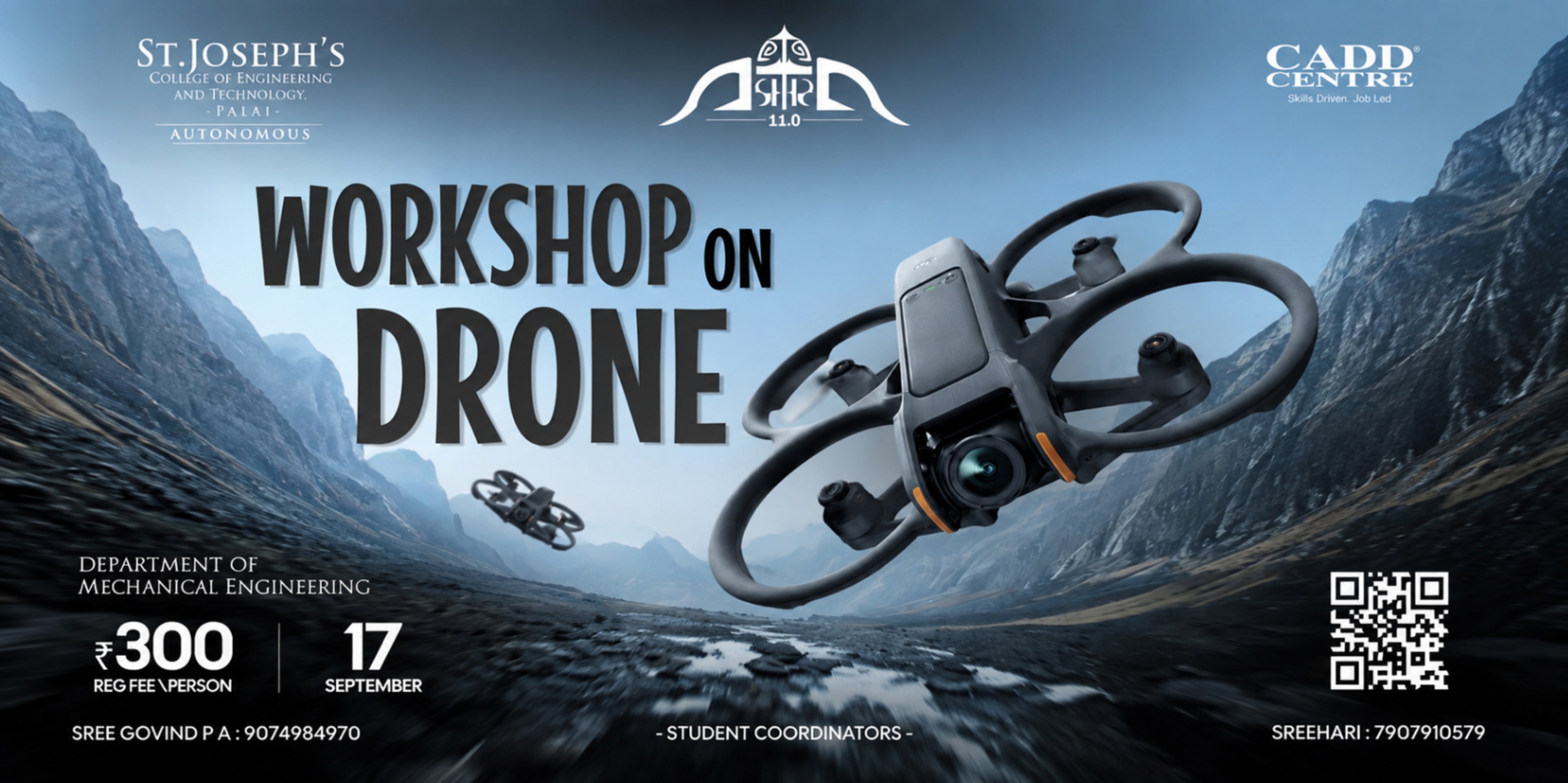 Workshop on Drone banner