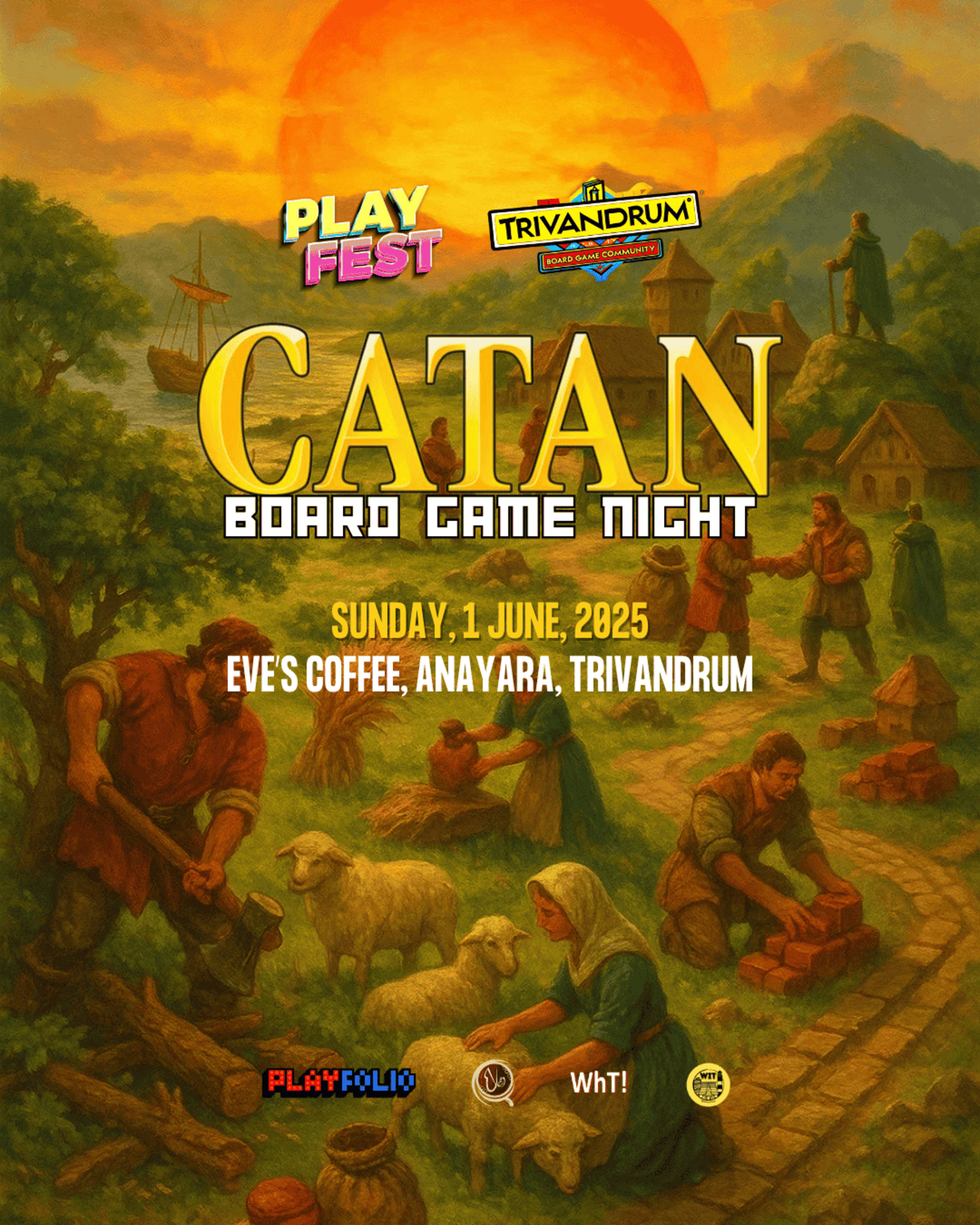 Catan Board Game Night  banner
