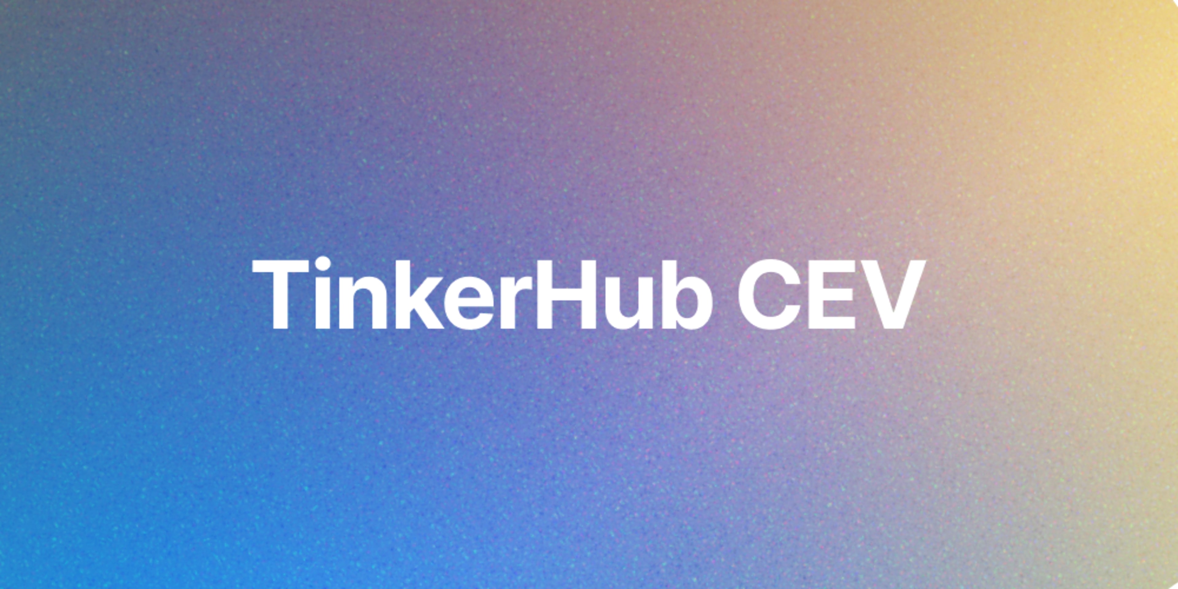 TinkerHub CEV banner