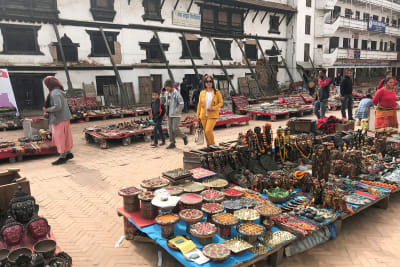 Antique items in Swayambu Stupa