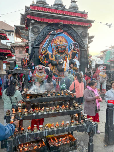 Kaal Bhairav shrine in Basantapur